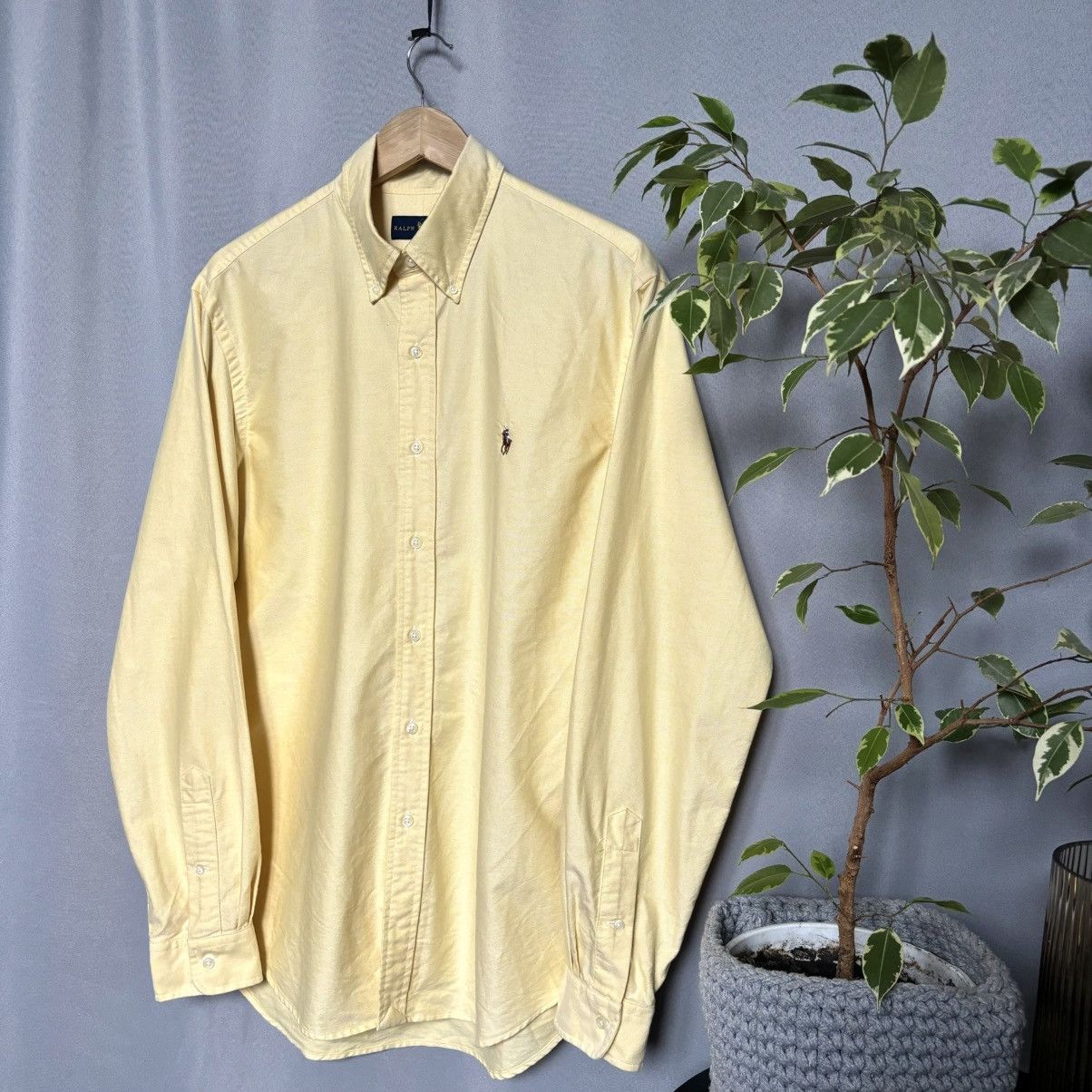 Polo Ralph Lauren Polo Ralph Lauren shirt yellow large casual rare Size US L / EU 52-54 / 3 - 1 Thumbnail