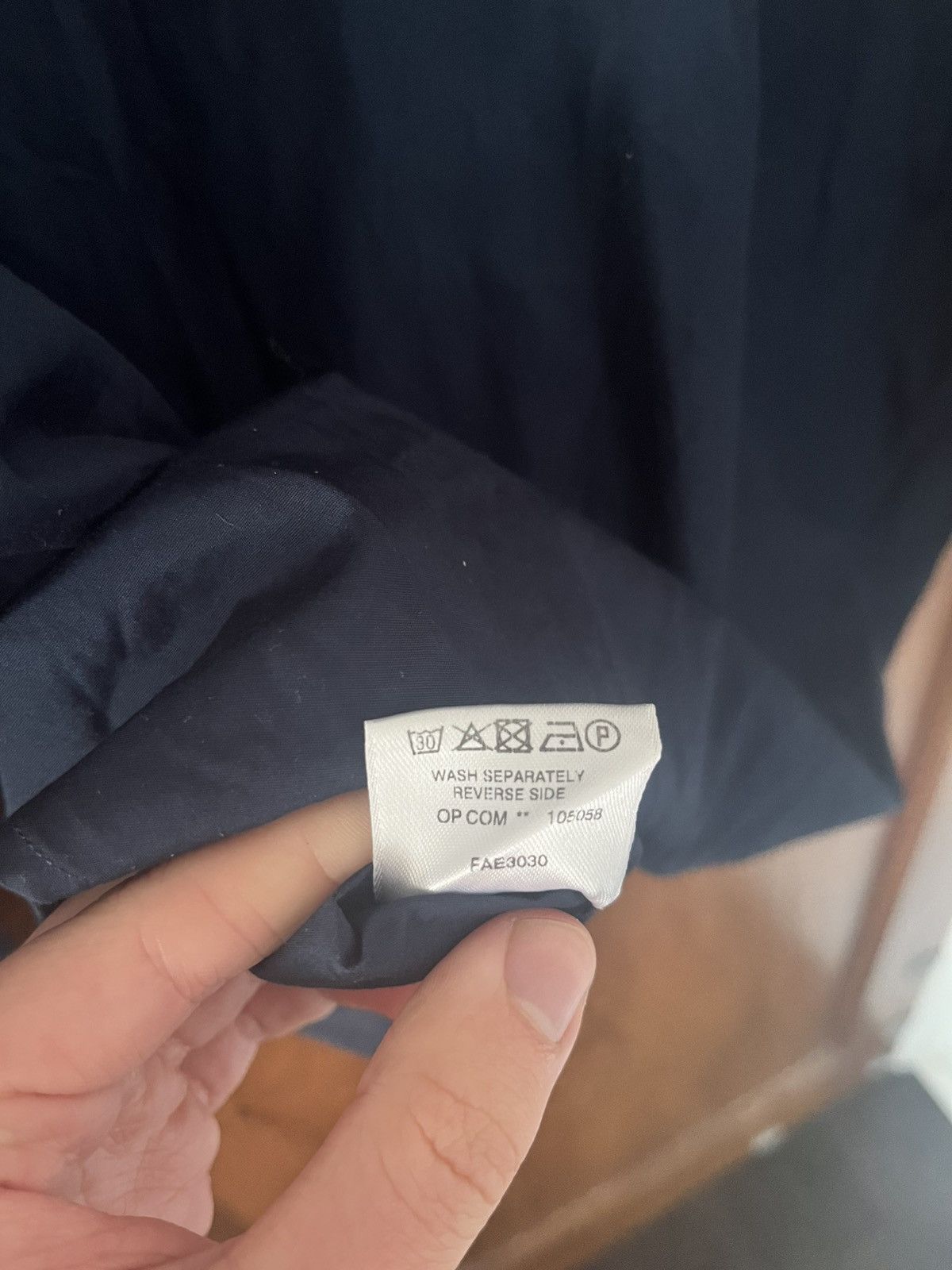 Loro Piana Loro Piana navy cotton shirt size small Size US S / EU 44-46 / 1 - 6 Thumbnail