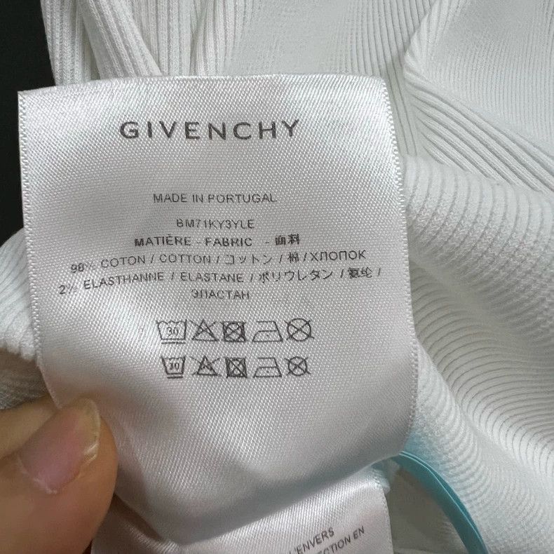 Givenchy Givenchy White Tank Top Size US M / EU 48-50 / 2 - 4 Thumbnail