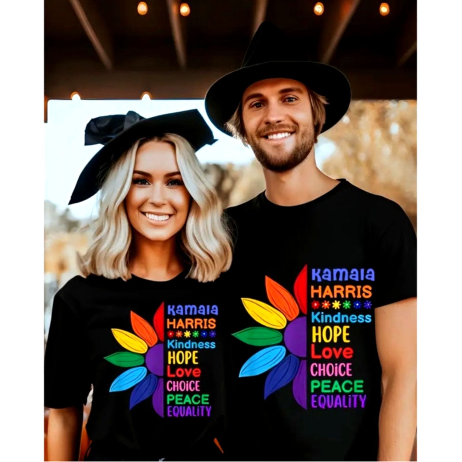 Other Kamala Harris T Shirt Kindness Hope Choice Equality Black 14 Size XL / US 12-14 / IT 48-50 - 4 Thumbnail