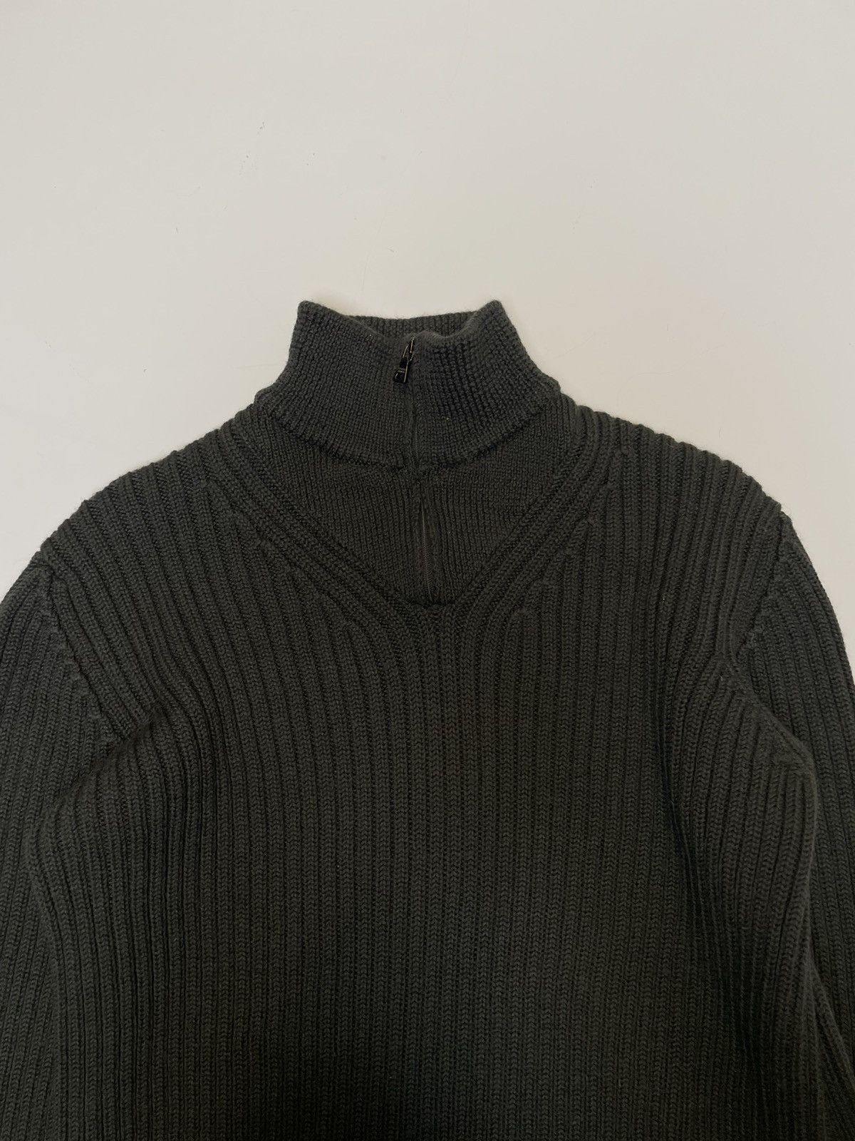 Prada Prada 2000s Wool Zip Sweater Size US L / EU 52-54 / 3 - 2 Thumbnail