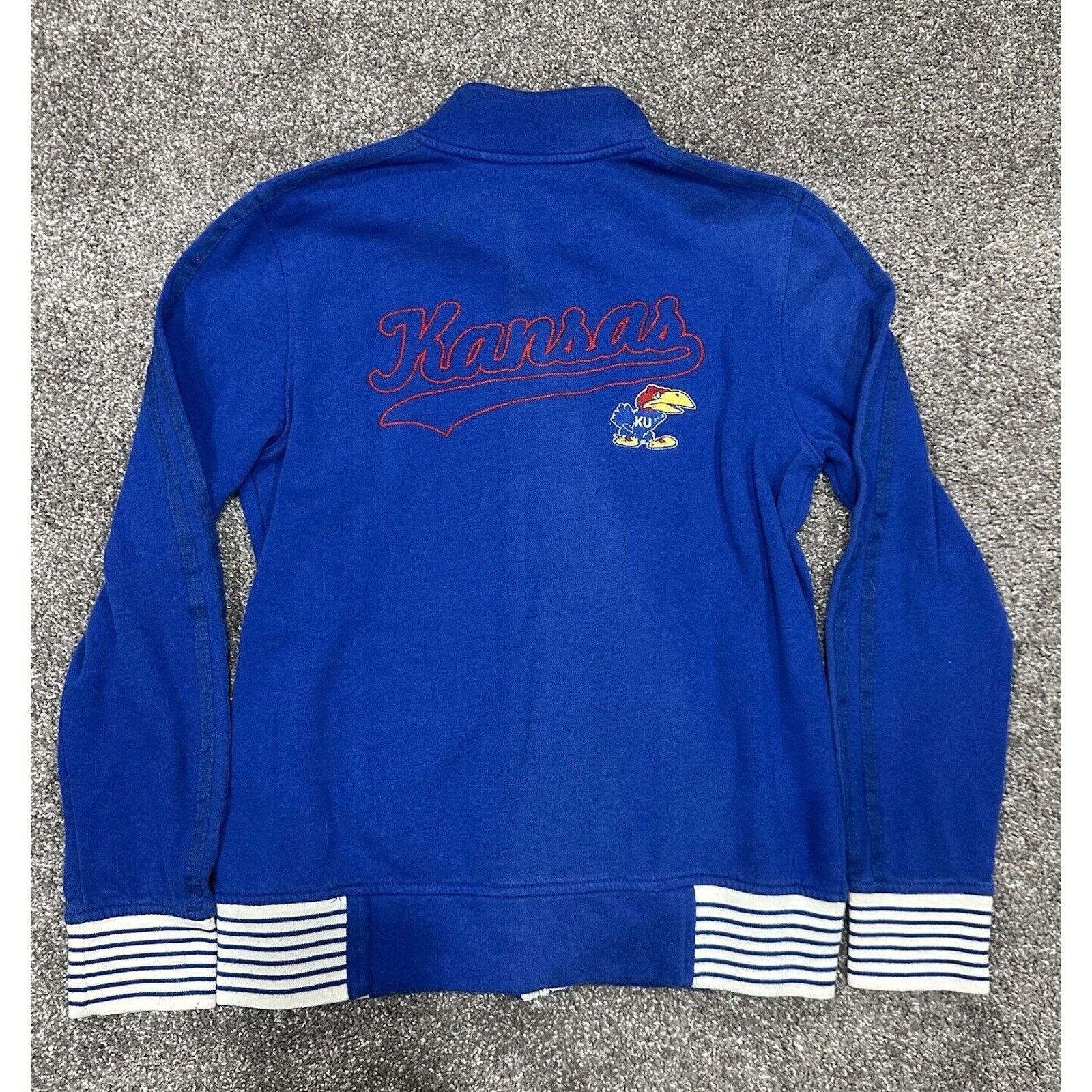 Adidas Adidas Kansas Jayhawks Fill Zip Blue Jacket Logo Size M Size M / US 6-8 / IT 42-44 - 2 Thumbnail