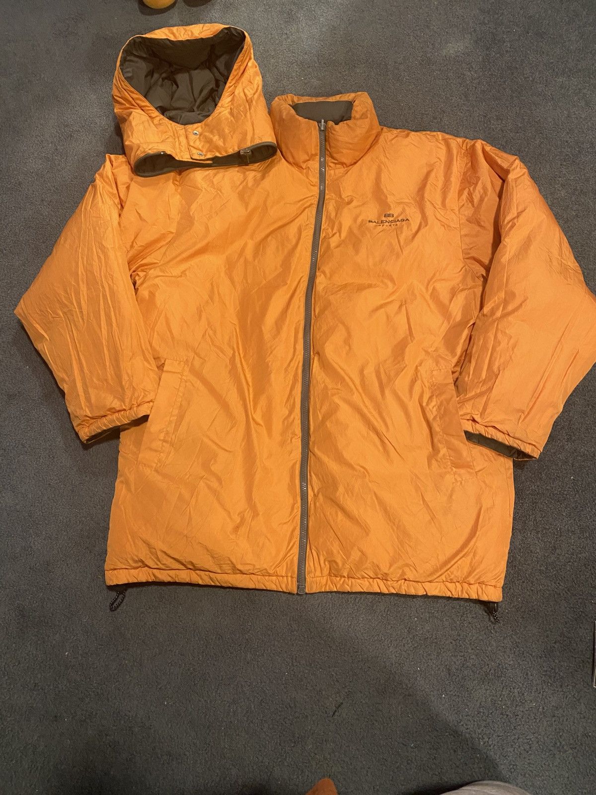 Balenciaga × Designer × Vintage VINTAGE 90s BALENCIAGA SPORTS REVERSIBLE PUFFER JACKET Size US XL / EU 56 / 4 - 12 Thumbnail
