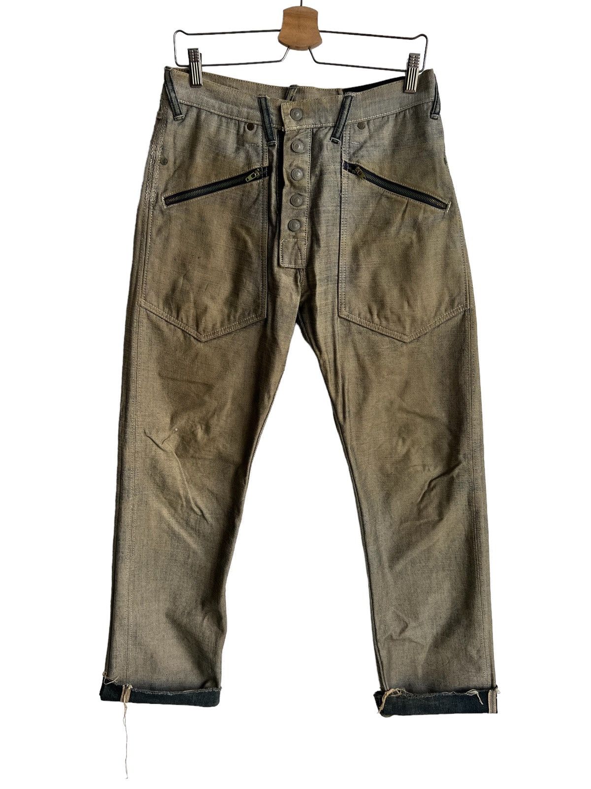 Evisu OG Evisu Yamane Laboratory Paris Daicock Selvage 2 Way Denim Size US 32 / EU 48 - 4 Thumbnail