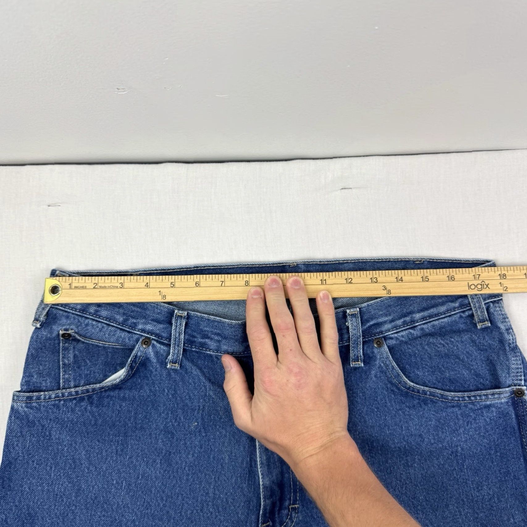 Dickies VINTAGE Dickies Jeans Carpenter Men 36x32 Baggy Relaxed Fit Hipster 90s Y2K Blue Mens Size US 36 / EU 52 - 4 Thumbnail