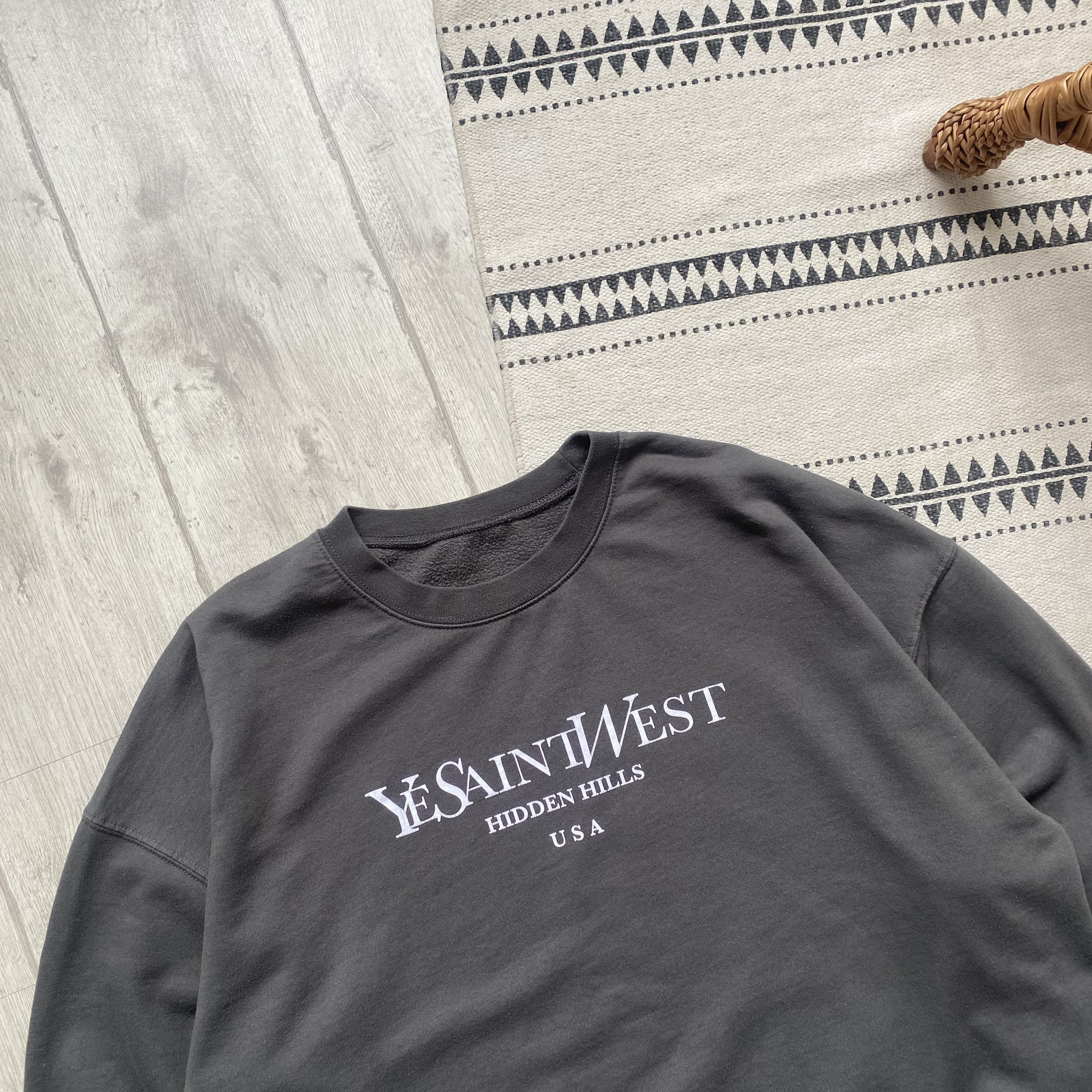 Band Tees Kanye West “Ye Saint West” Boxy sweatshirt Hidden Hills USA Size US XL / EU 56 / 4 - 3 Thumbnail