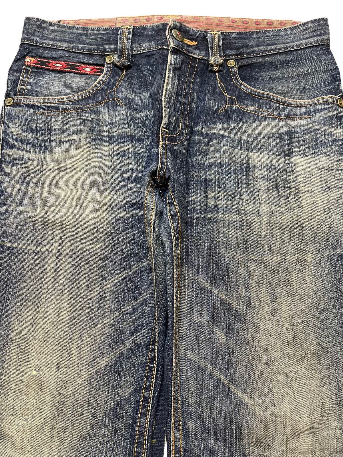Edwin Japan XV Exclusive Vintage Mud Wash Distressed Jeans