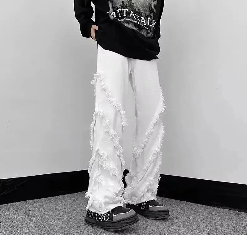 Japanese Brand Loose wide leg street jeans Size US 32 / EU 48 - 1 Thumbnail