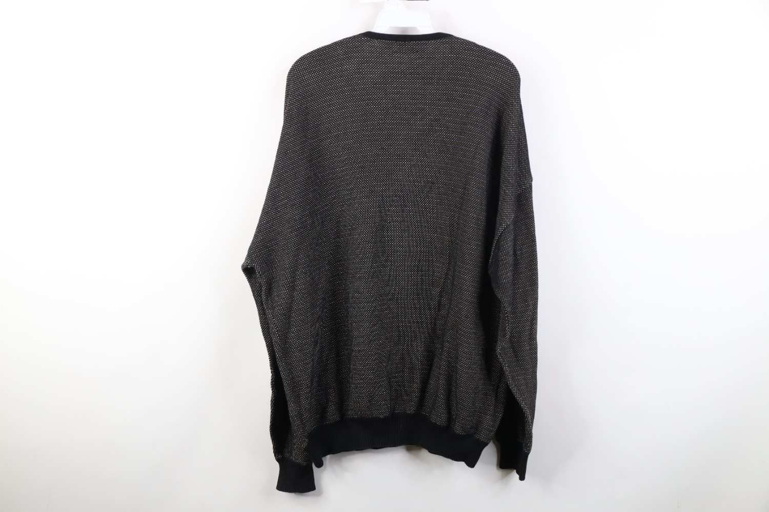 St. Croix Vintage 90s St Croix Knits Polka Dot Knit V-Neck Sweater USA Size US XL / EU 56 / 4 - 8 Thumbnail