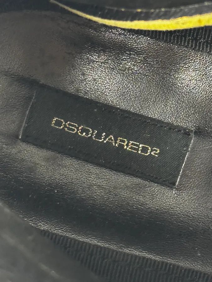 Dsquared2 Dsquared2 Black Lace-Up Leather Hiking Boots Size US 11 / EU 44 - 8 Thumbnail