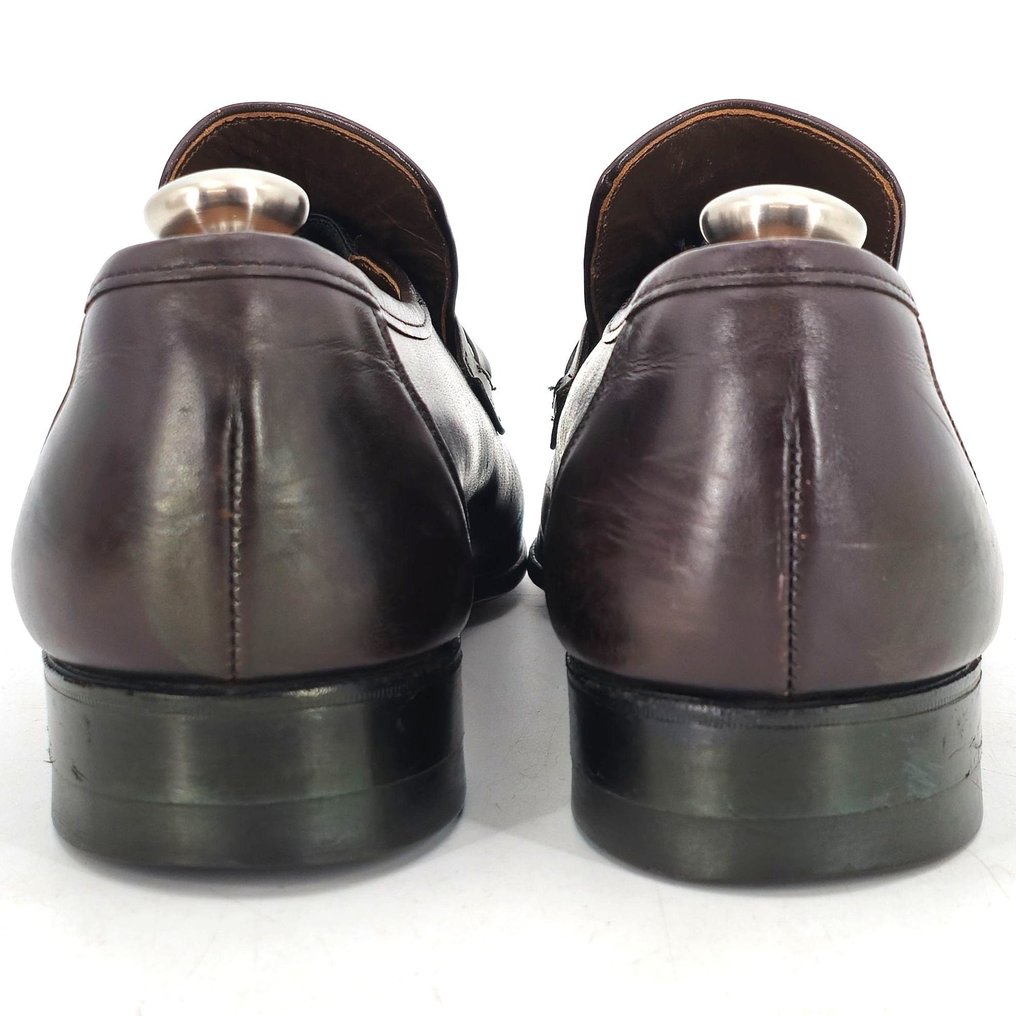 Dack's Vintage Melloflex Dacks Mens 9.5 Brown Leather Canada Dress Size US 9.5 / EU 42-43 - 7 Thumbnail