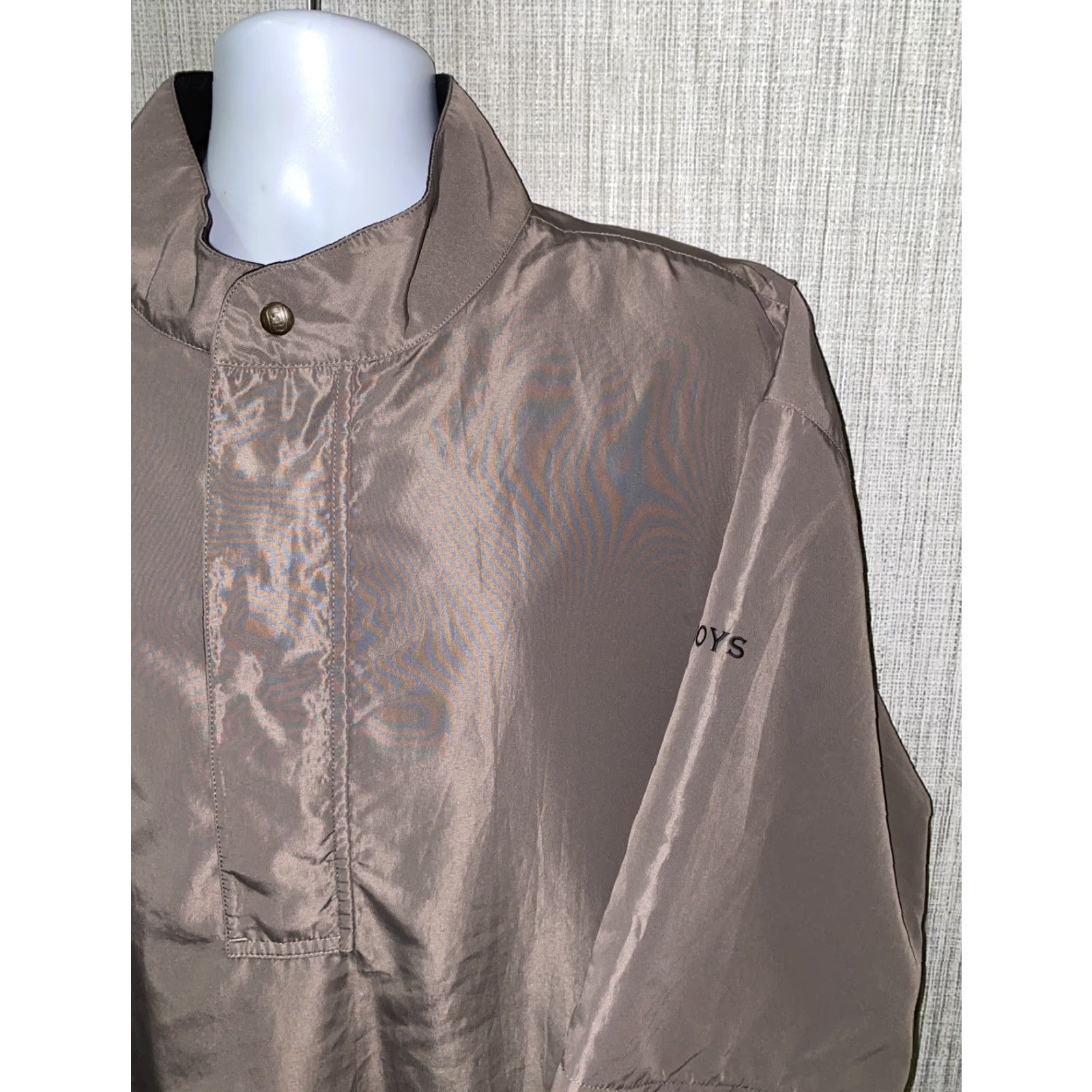 Footjoy FootJoy Jacket Golf Footjoy Dryjoys Gray XL Men 1/2 Button Up Polyester Golf Jacket Regular Size XL Gray Mens Size US XL / EU 56 / 4 - 2 Thumbnail