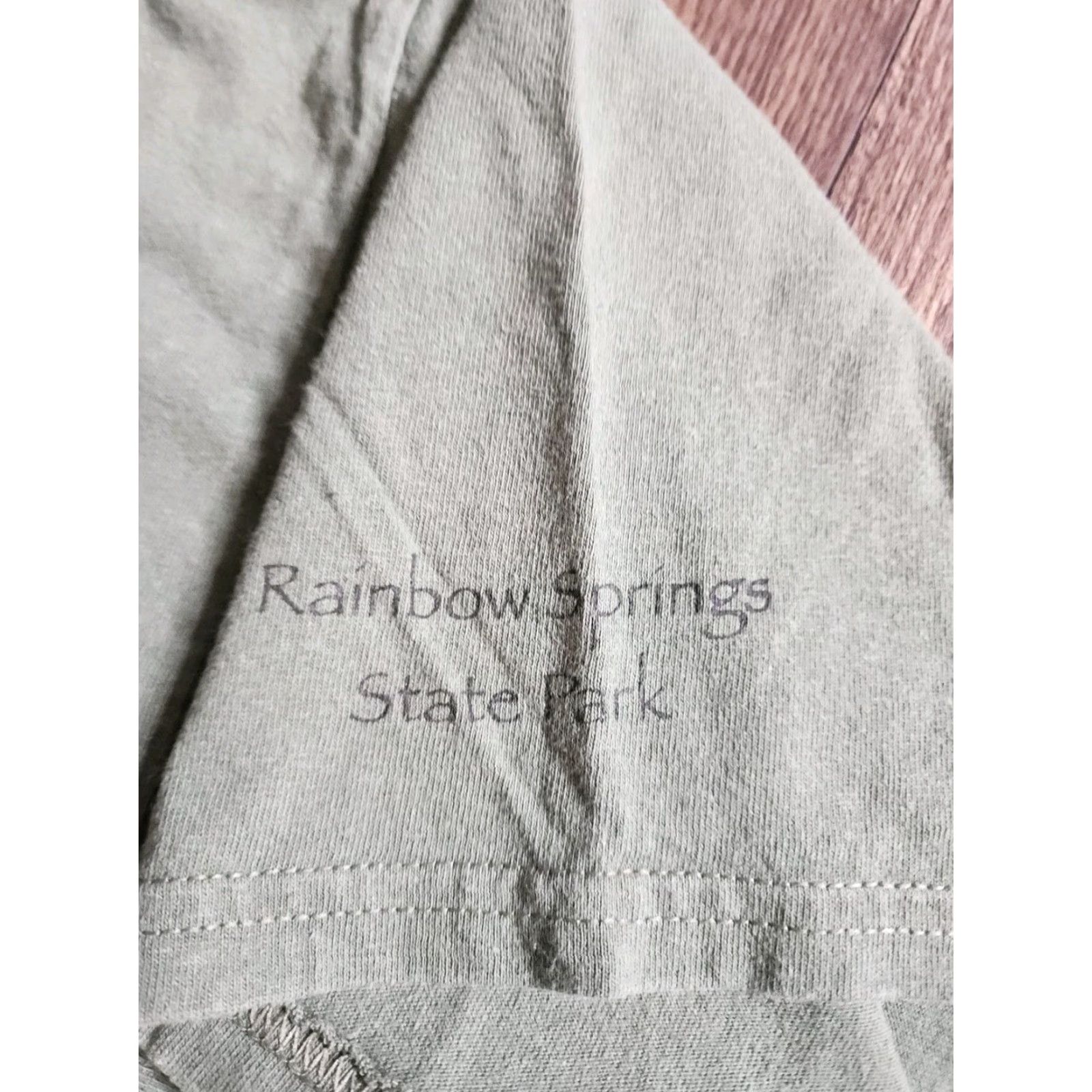 Camper VINTAGE Gilden T-Shirt Men 2XL Happy Camper 2001 Rainbow Springs FL Y2K Smiley Green Crew Neck Short Sleeve Size US XXL / EU 58 / 5 - 4 Thumbnail