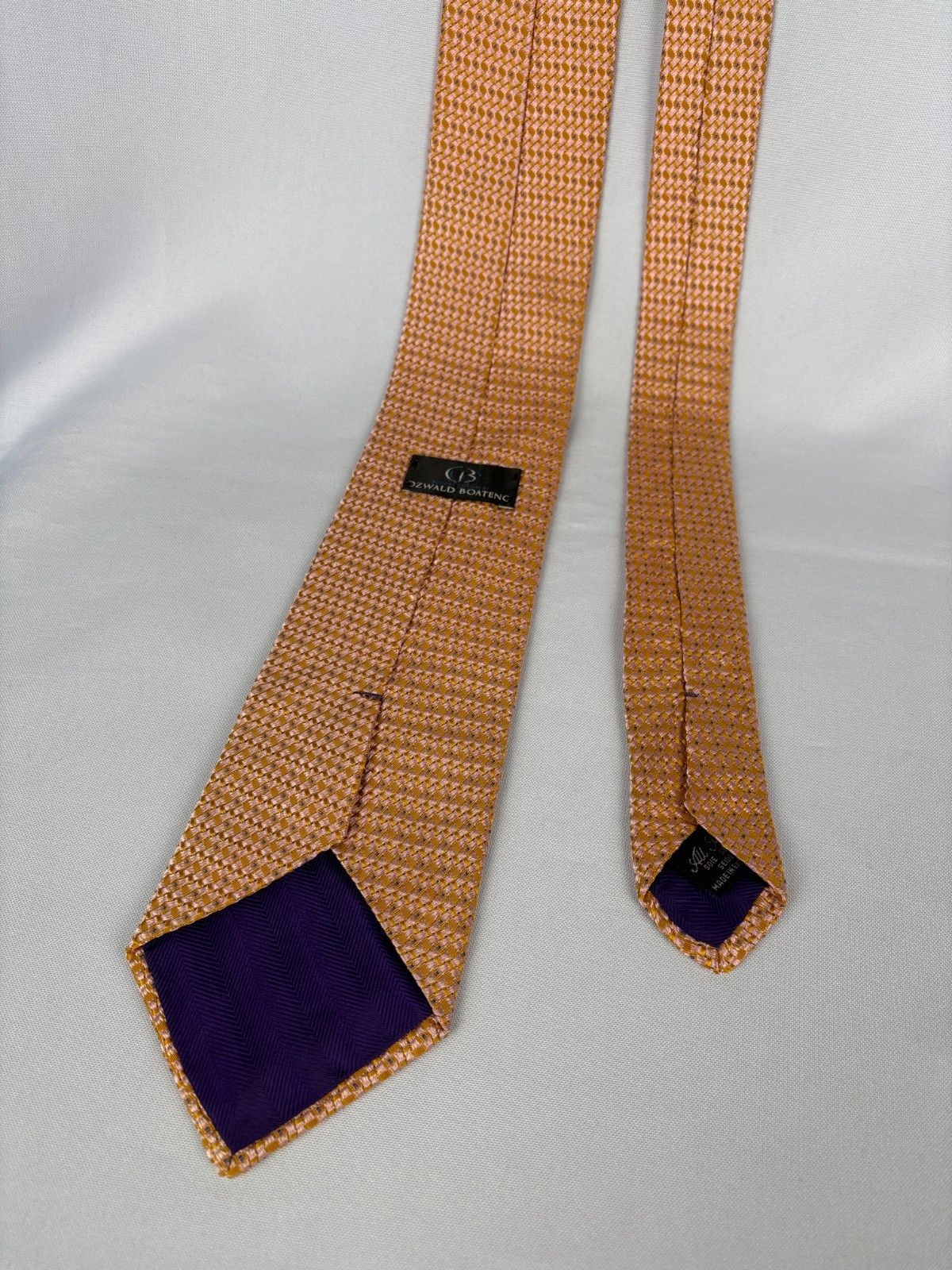 Ozwald Boateng Ozwald Boateng Bespoke Couture Silk Tie Made England Size ONE SIZE - 6 Thumbnail