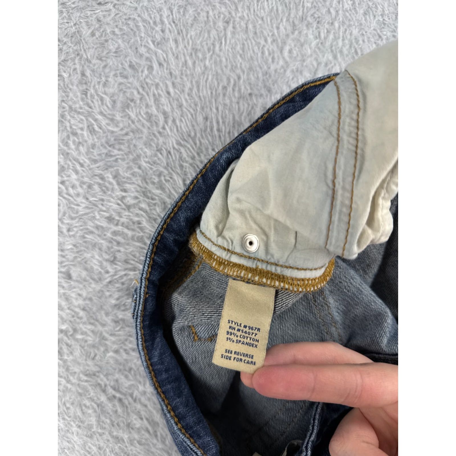 Vintage Cabi Jeans Bootcut Denim Blue 26x30 Regular 26 Waist 30 Inseam Women 2 Cotton Blend Stretch Medium Wash 5-Pocket Jeans Size 26" / US 2 / IT 38 - 7 Thumbnail