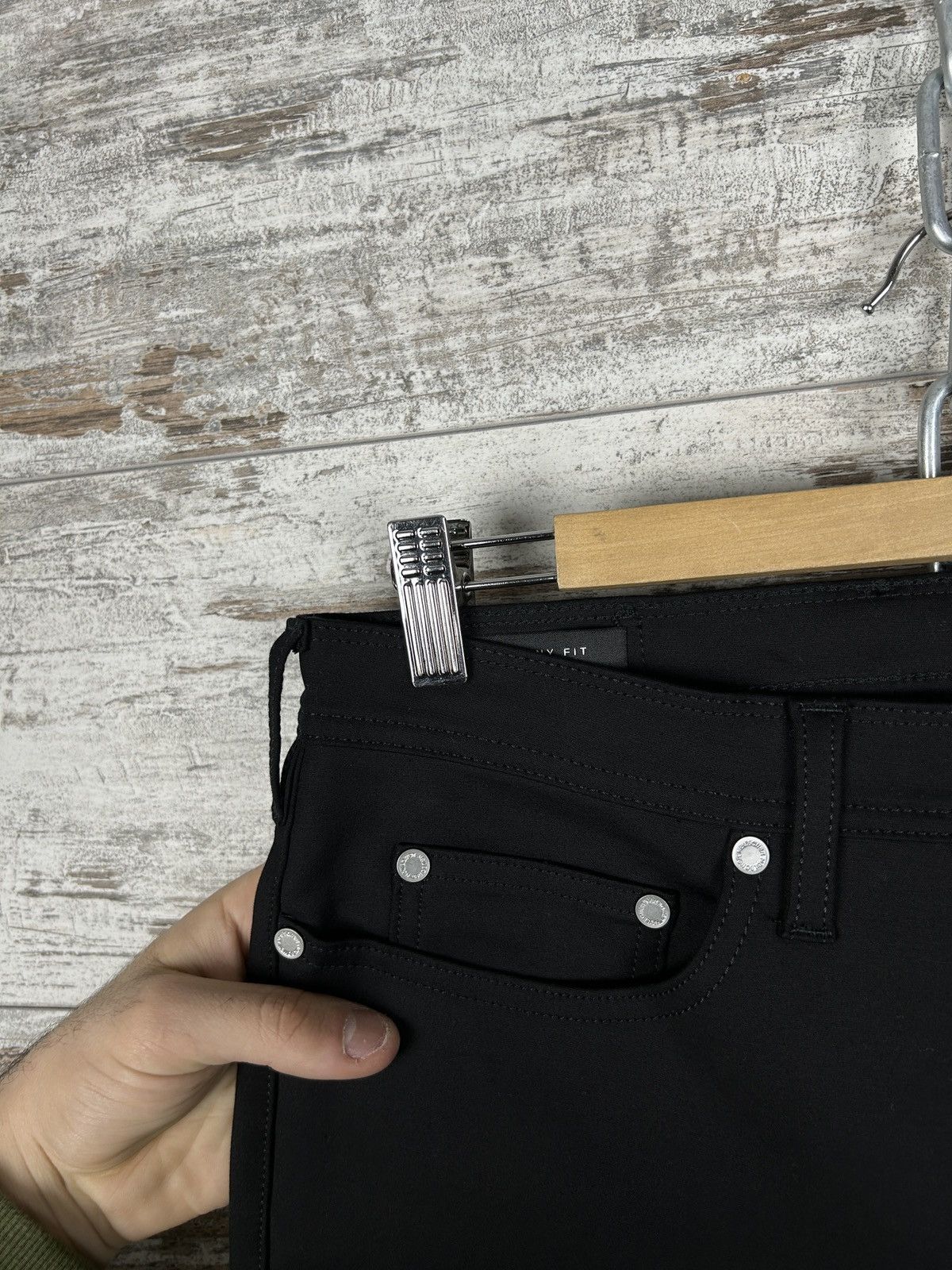 Mens Neil Barrett Black Pants DENIM TROUSERS SUPER SKINNY