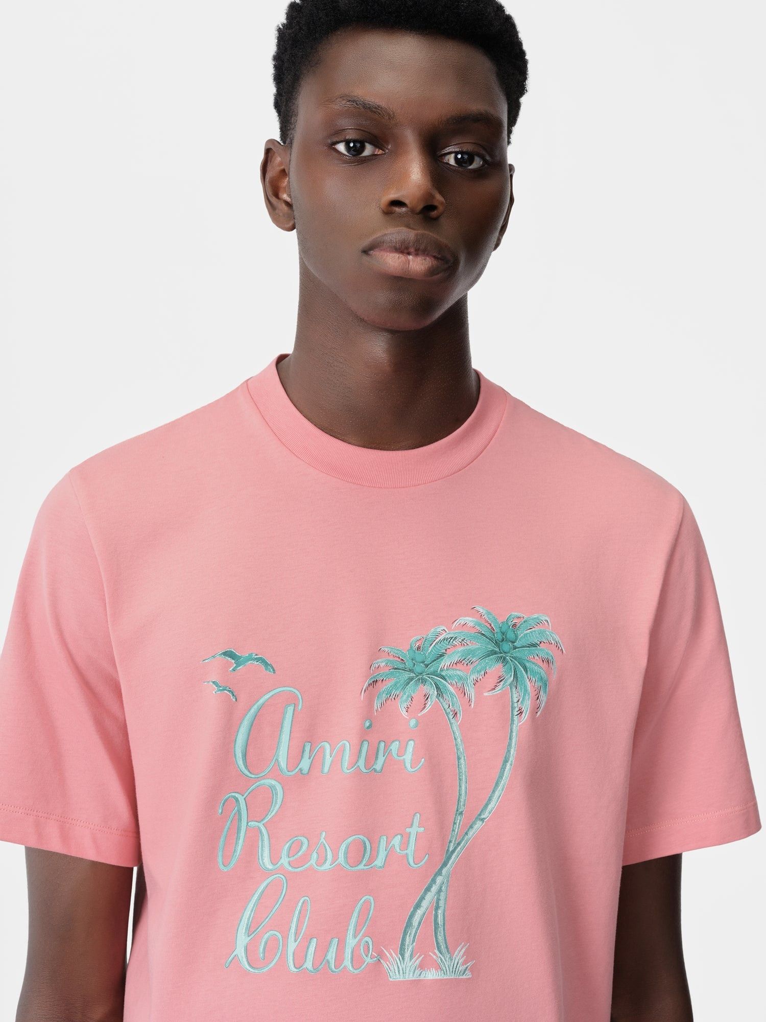 Amiri o1s1wg110525 Twisted Palms T-Shirt in Pink Size US L / EU 52-54 / 3 - 5 Thumbnail