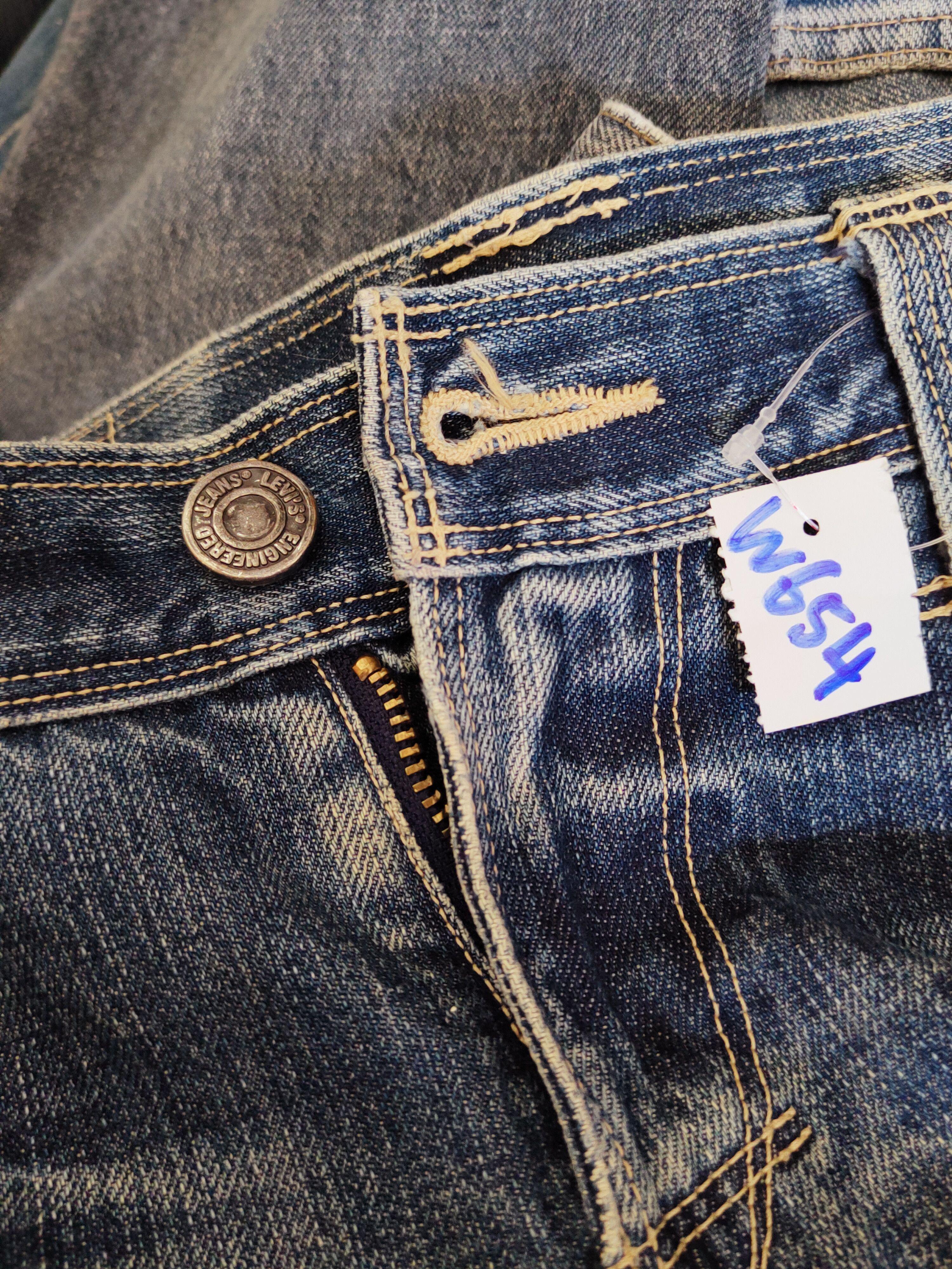 Levi's Levi's Dark Blue Distressed Ripped Jeans #W654 Size US 29 - 19 Thumbnail