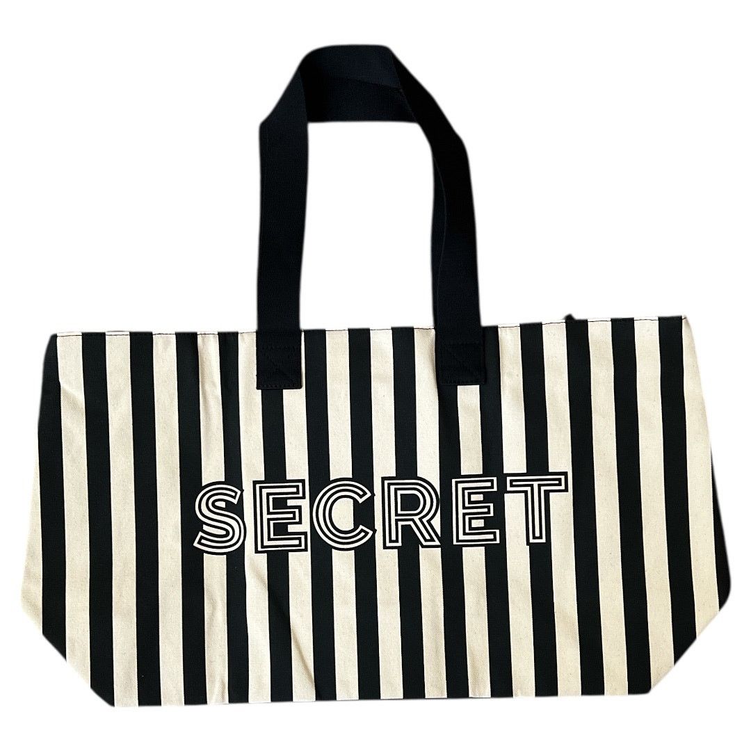 Victoria's Secret Victoria's Secret Graphic Stripe Tote & Wristlet Pouch Set Size ONE SIZE - 4 Thumbnail