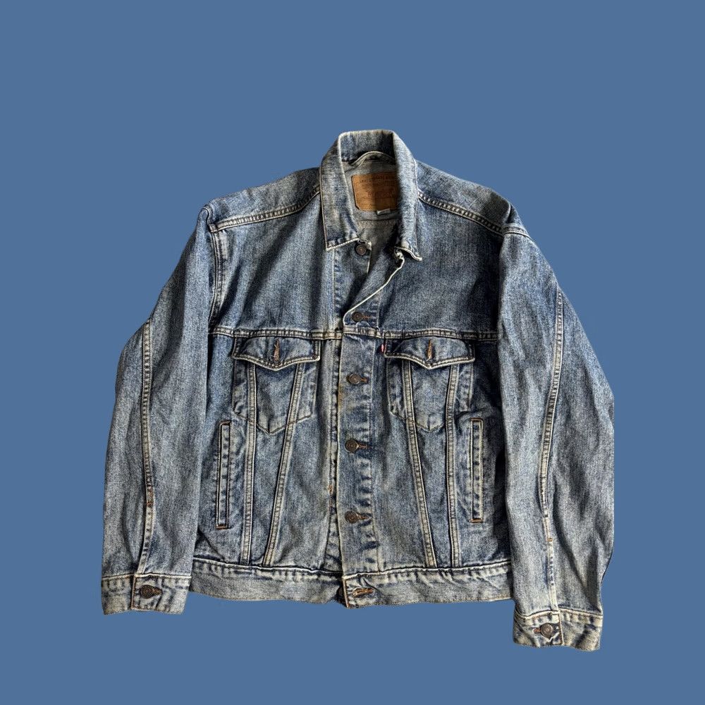 Levi's Levi's Denim Jacket Mens Medium Blue Trucker Button Front Pockets 70507 4890 Size US M / EU 48-50 / 2 - 1 Thumbnail