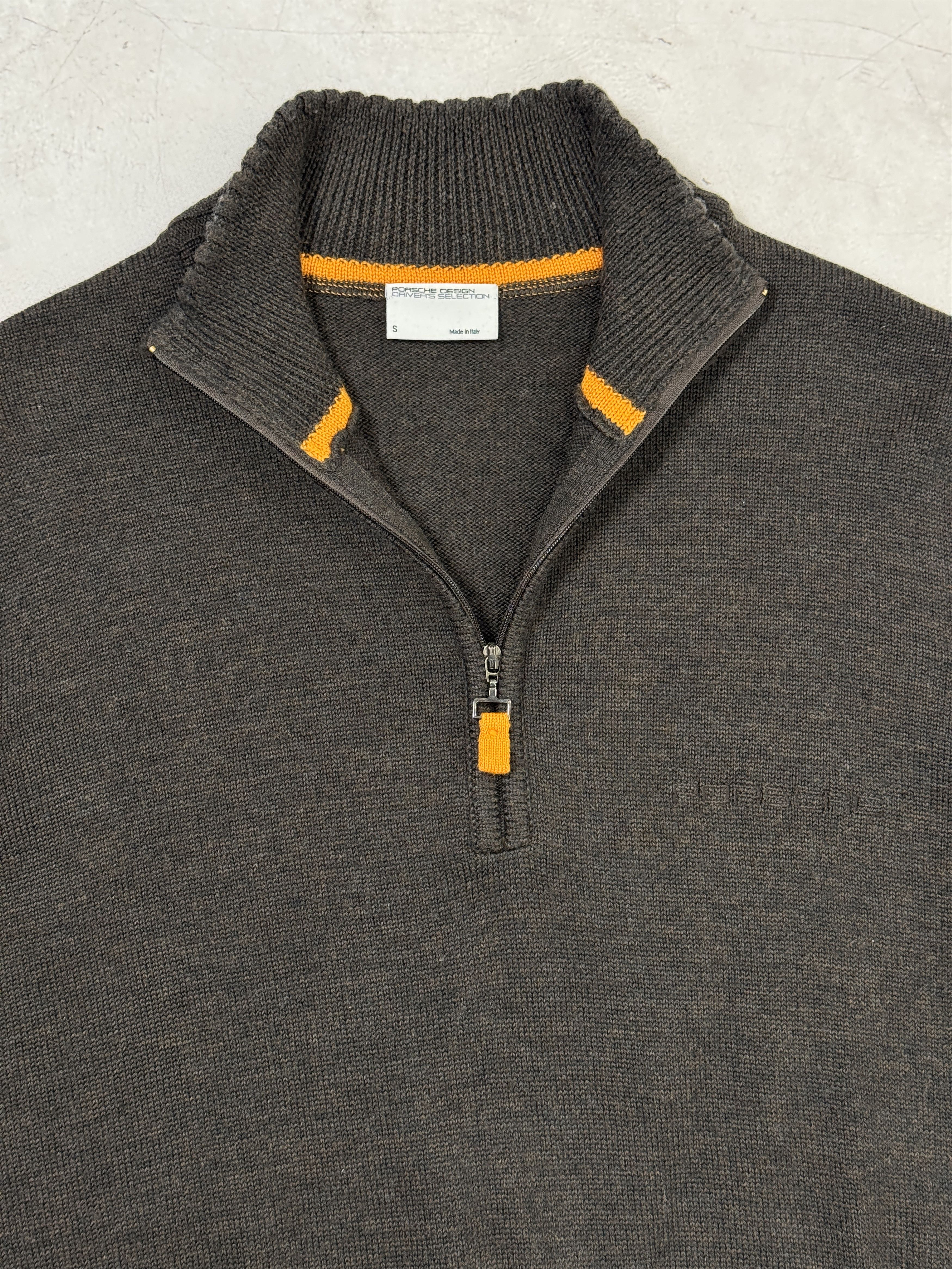 Porsche Design Porsche Design Sweater 1/4 Zip Pullover Wool Size US S / EU 44-46 / 1 - 5 Thumbnail