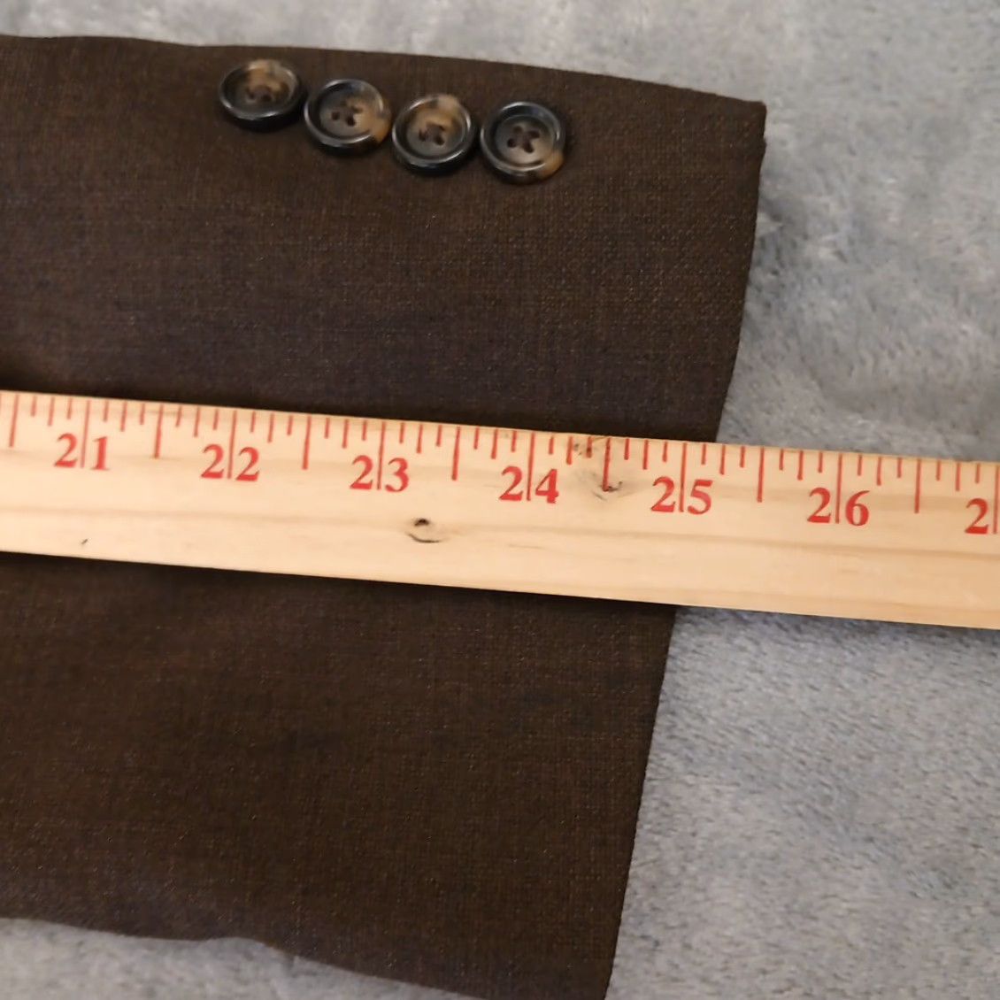 Jos. A. Bank Jos A Bank Blazer Mens 42 Long Brown Wool Two Button Single Vent Notch Lapel 2 Piece Regular Inner Pockets Vintage? No Size 42R - 3 Thumbnail