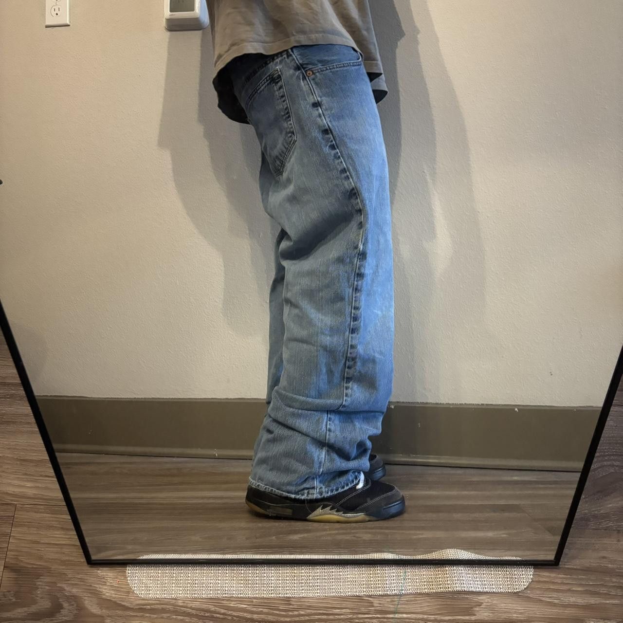 Vintage Crazy Vintage Y2K/2000s Medium Wash Bootcut Streetwear Denim Jeans! 32x30 Size US 32 / EU 48 - 2 Thumbnail