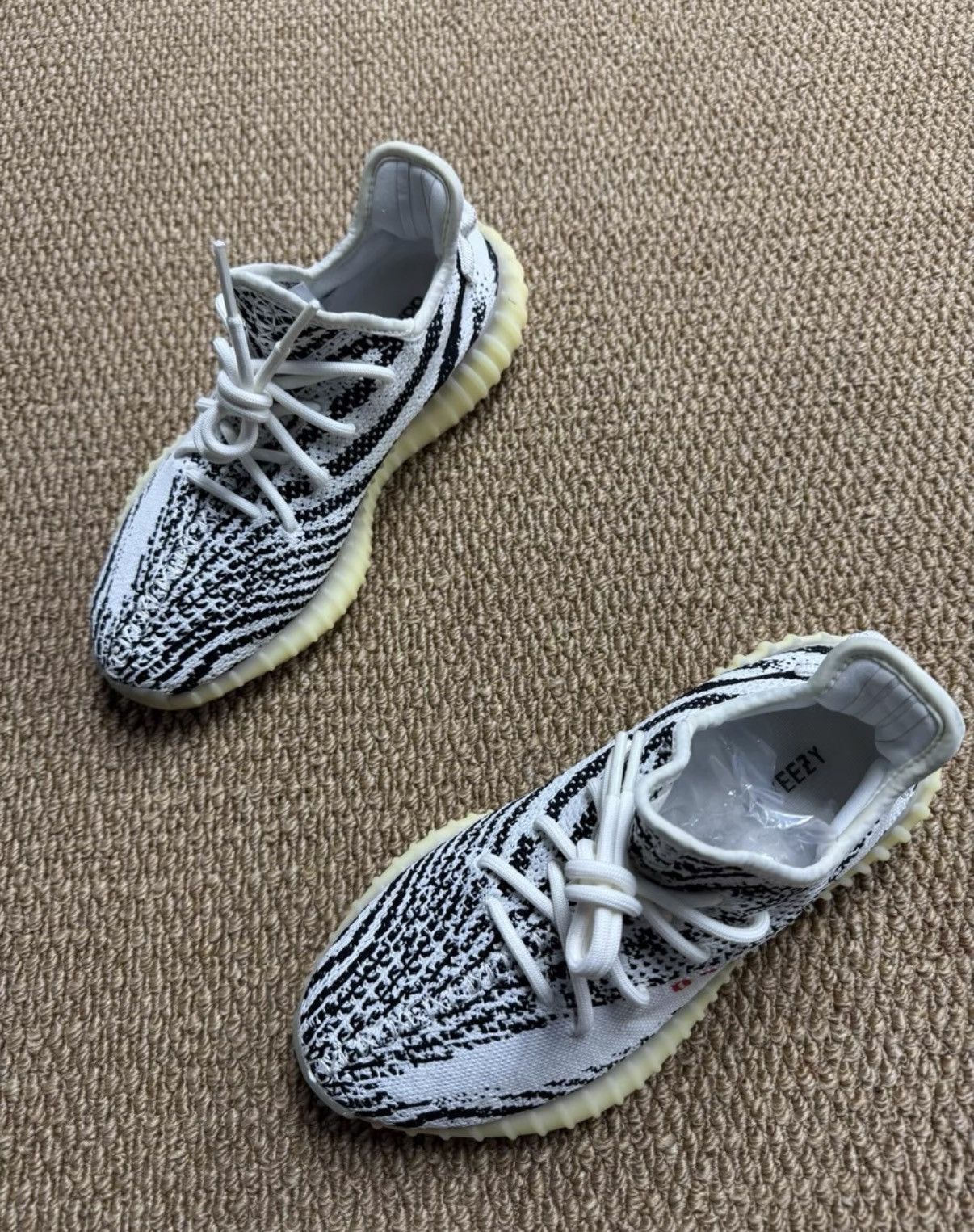 Adidas Adidas Yeezy 350 Zebra 2020 CP9654 K37 Size US 6.5 / EU 39-40 - 4 Thumbnail