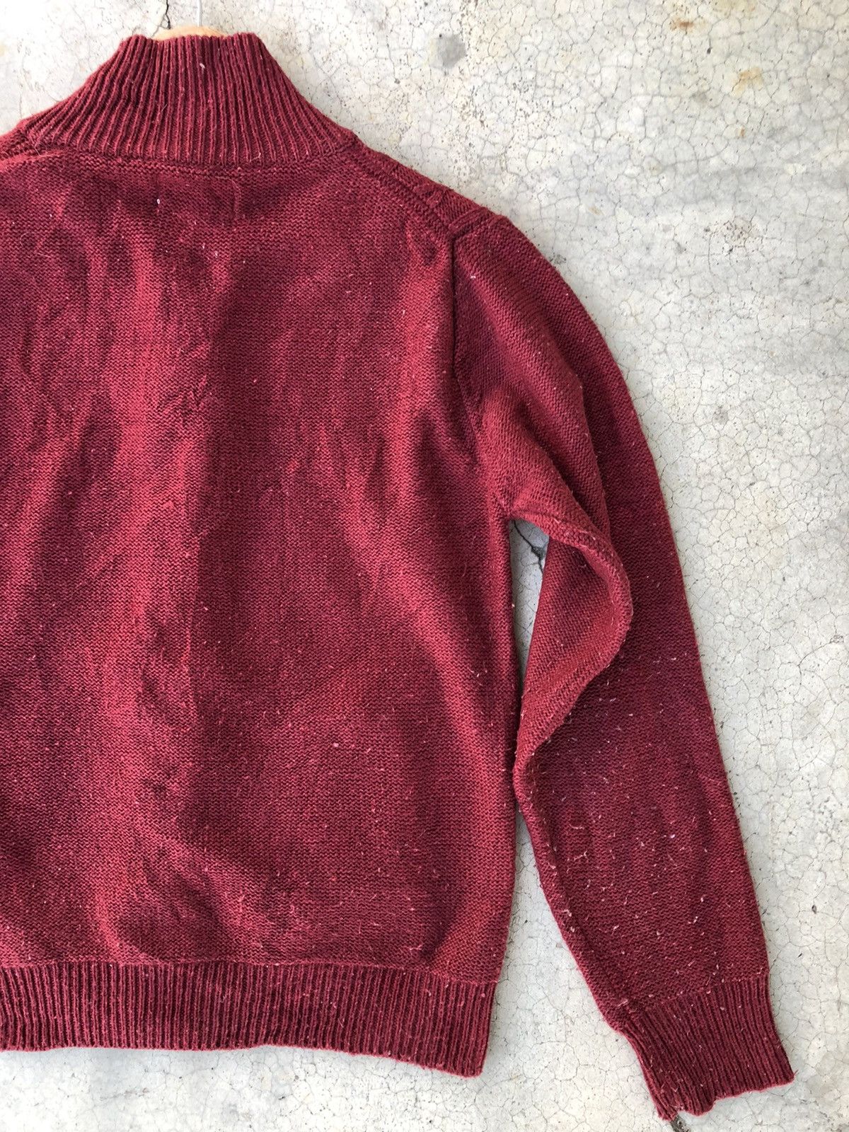Aran Isles Knitwear Vintage Maron Cardigan Knitting Jumper With Pocket Size US S / EU 44-46 / 1 - 10 Thumbnail