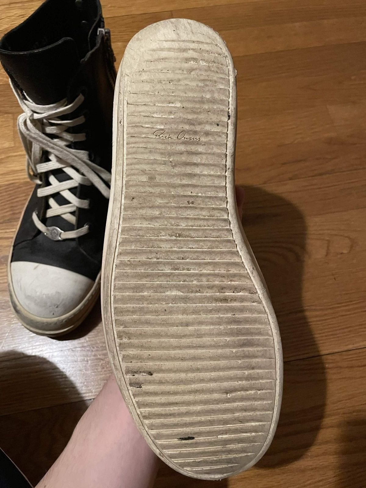 Chrome Hearts × Rick Owens Chrome Hearts Rick Owens Ramones 45 Size US 12 / EU 45 - 12 Thumbnail