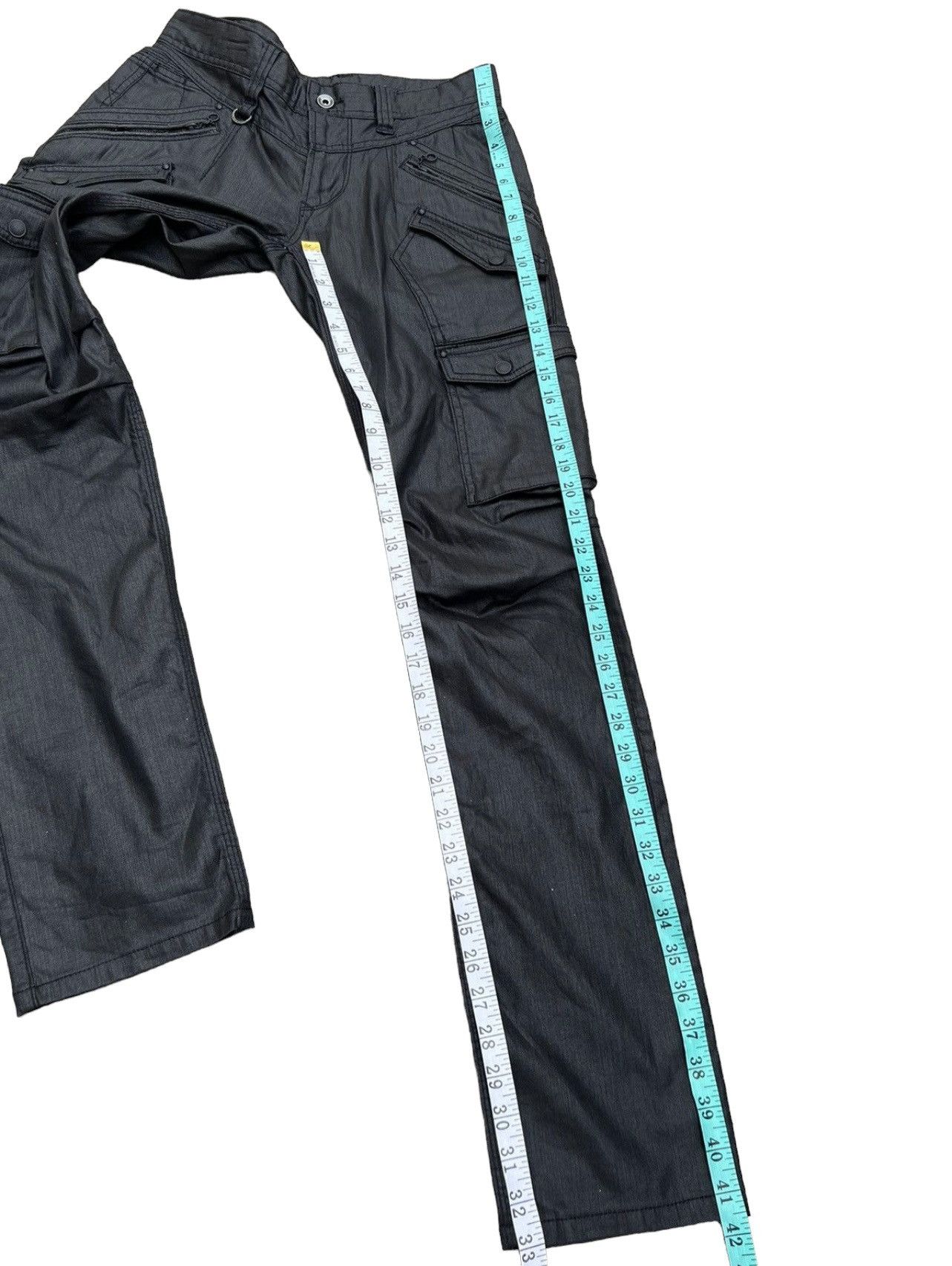 Nicole Club Nicole Club FM Waxed Cargo Trouser Pant Size US 29 - 5 Thumbnail