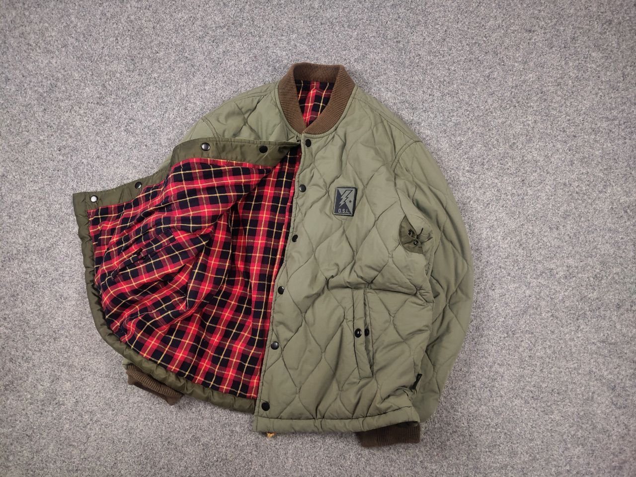 Diesel Diesel Reversible Quilted military Cordura Bomber Jacket Size US XL / EU 56 / 4 - 5 Thumbnail