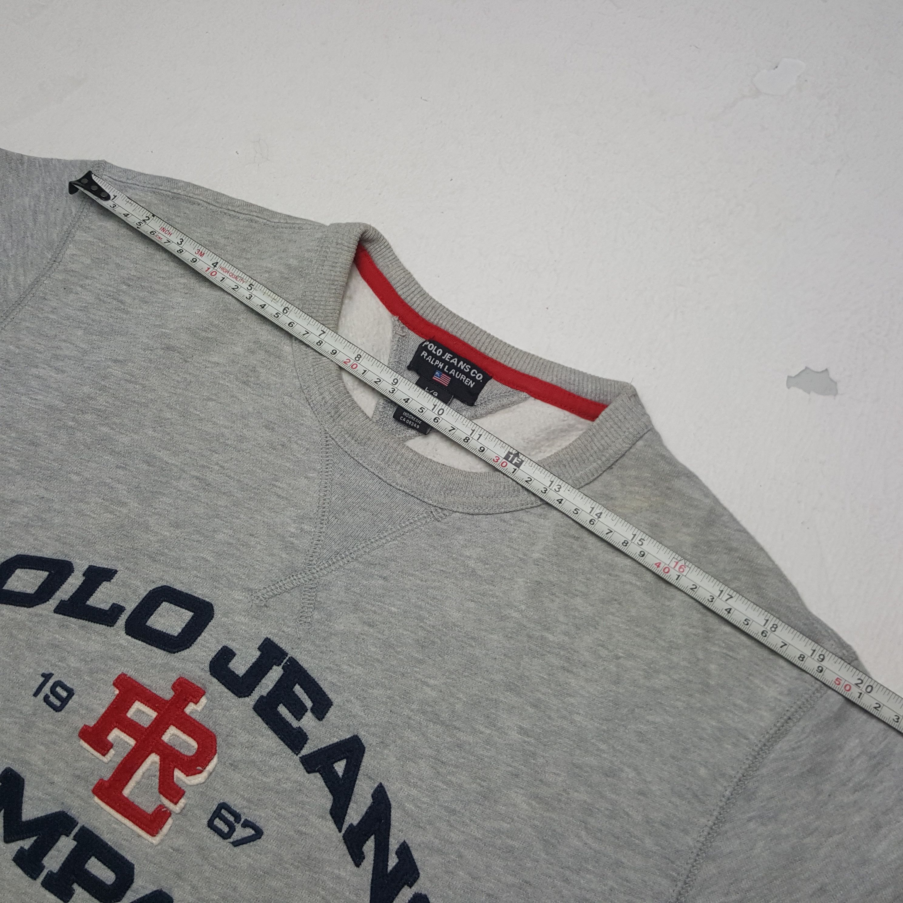 Polo Ralph Lauren × Vintage Vintage Polo Jeans Ralph Lauren Company Sweatshirt Size US L / EU 52-54 / 3 - 5 Thumbnail