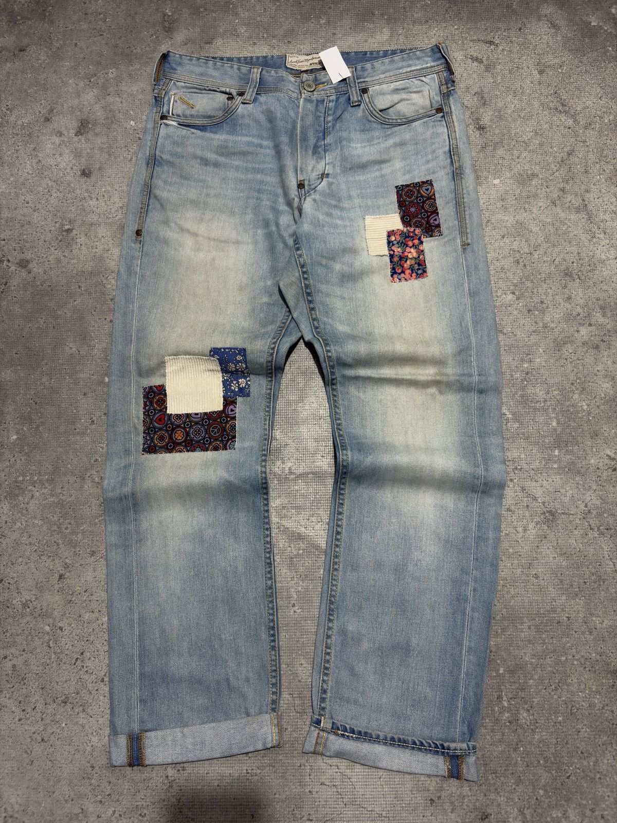 Avirex AVIREX PATCH WORK DENIM PANTS Size US 34 / EU 50 - 2 Thumbnail