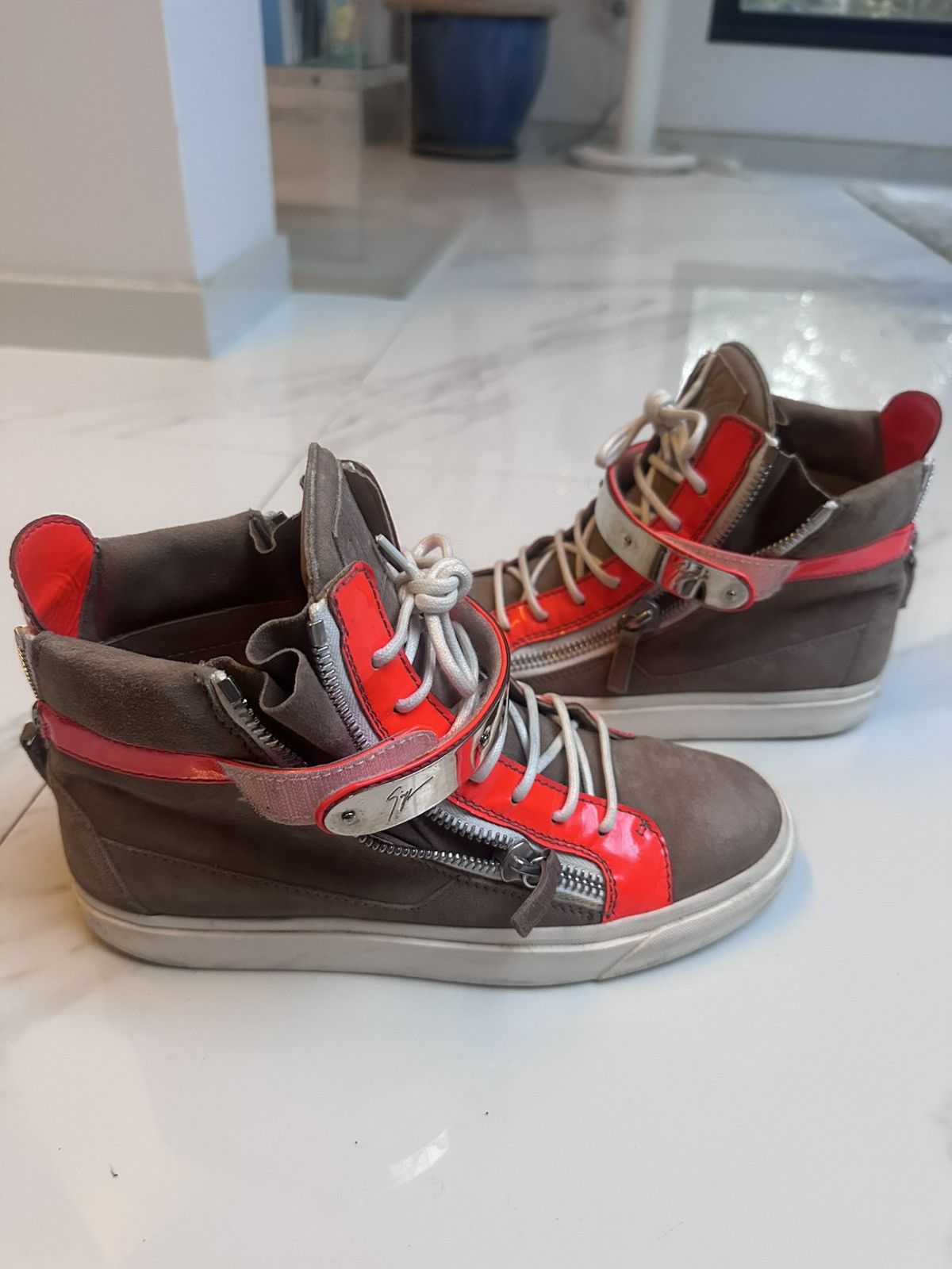 Giuseppe Zanotti Giuseppe Zanotti Coby Sneakers Size US 7 / EU 40 - 6 Thumbnail