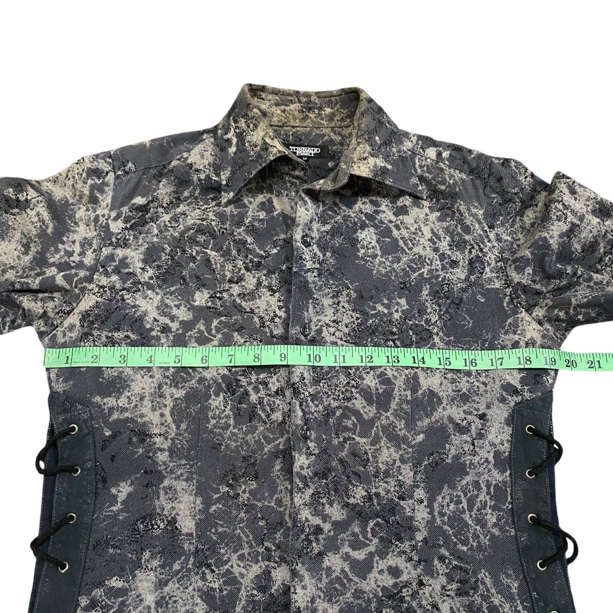Le Grande Bleu (L.G.B.) × Tornado Mart Vintage Tornado Mart Tie Dye Shirt M Size Grey/Black Colour Size US M / EU 48-50 / 2 - 13 Thumbnail