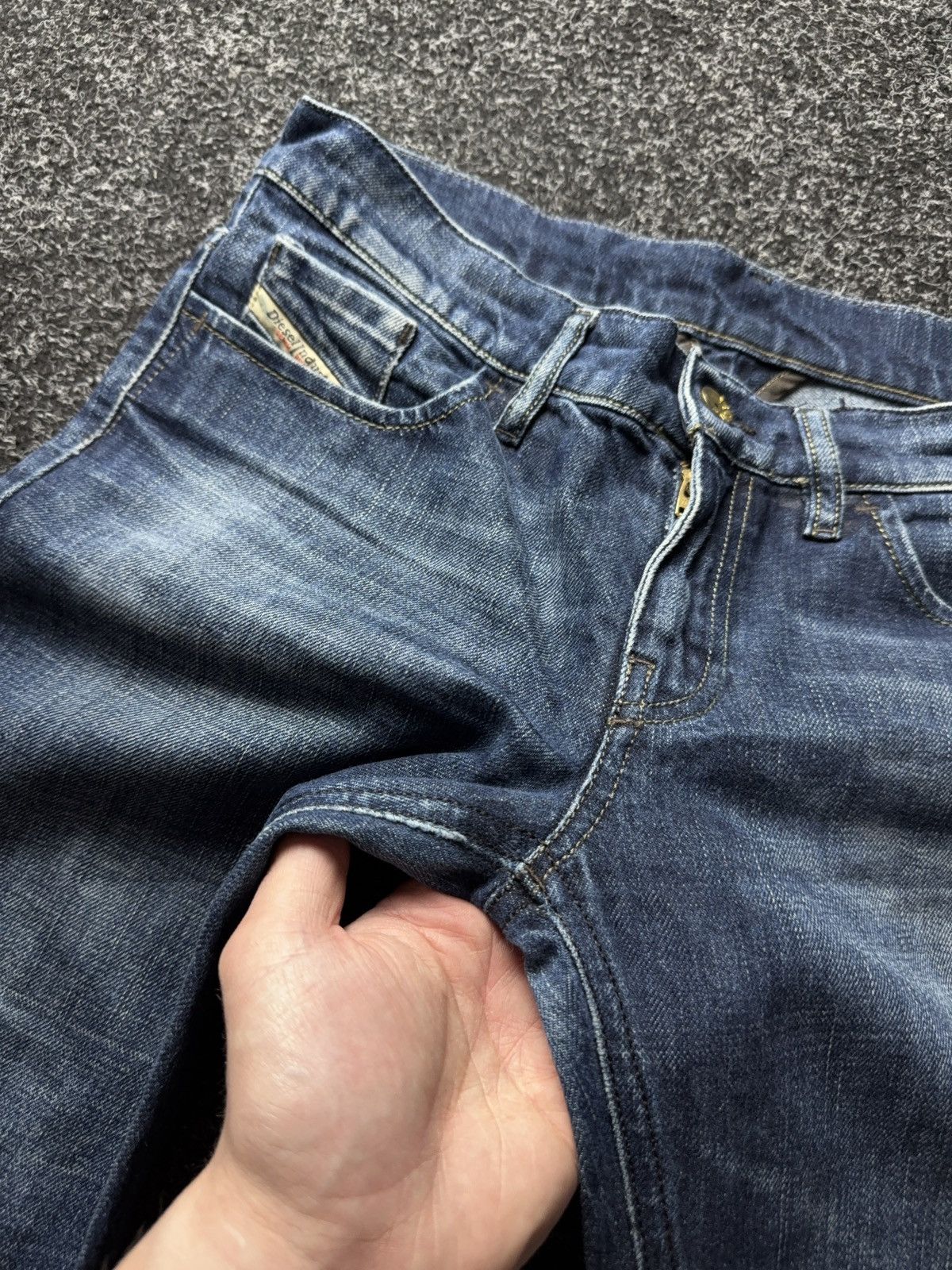 Diesel Luxury 00s Diesel LIV Jeans Distressed Y2K Wash Denim Size 30" / US 8 / IT 44 - 7 Thumbnail