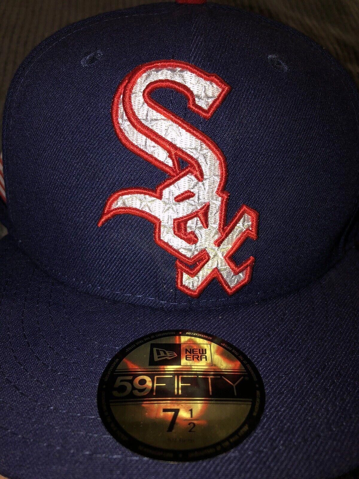 New Era Chicago White Sox 4th Of July New Era 59Fifty Size 7 1/2 NWT Size ONE SIZE - 2 Thumbnail