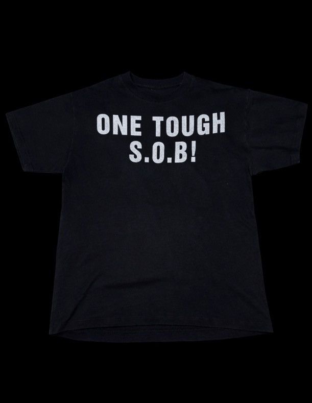 Vintage 1998 WWF ONE TOUGH S.O.B! STONE COLD T-SHIRT Size US S / EU 44-46 / 1 - 2 Thumbnail