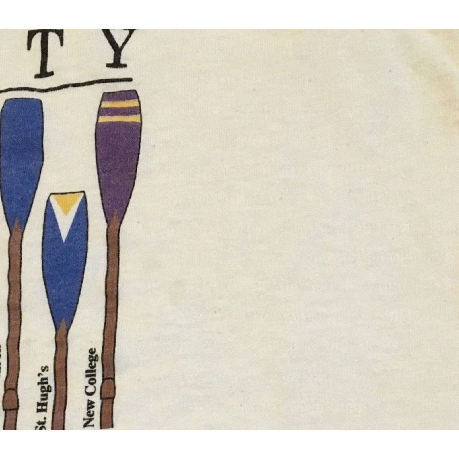 Vintage VINTAGE Oxford University Crew Shirt Mens Small White 90s College Grunge 3/4 Sleeve Graphic Tee Size US S / EU 44-46 / 1 - 7 Thumbnail