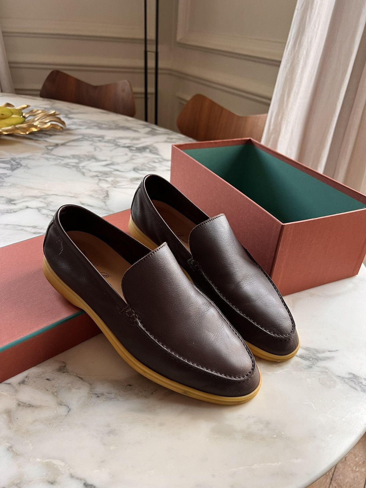 Loro Piana SUMMER WALK CALFSKIN LEATHER Size US 11 / EU 44 - 4 Thumbnail