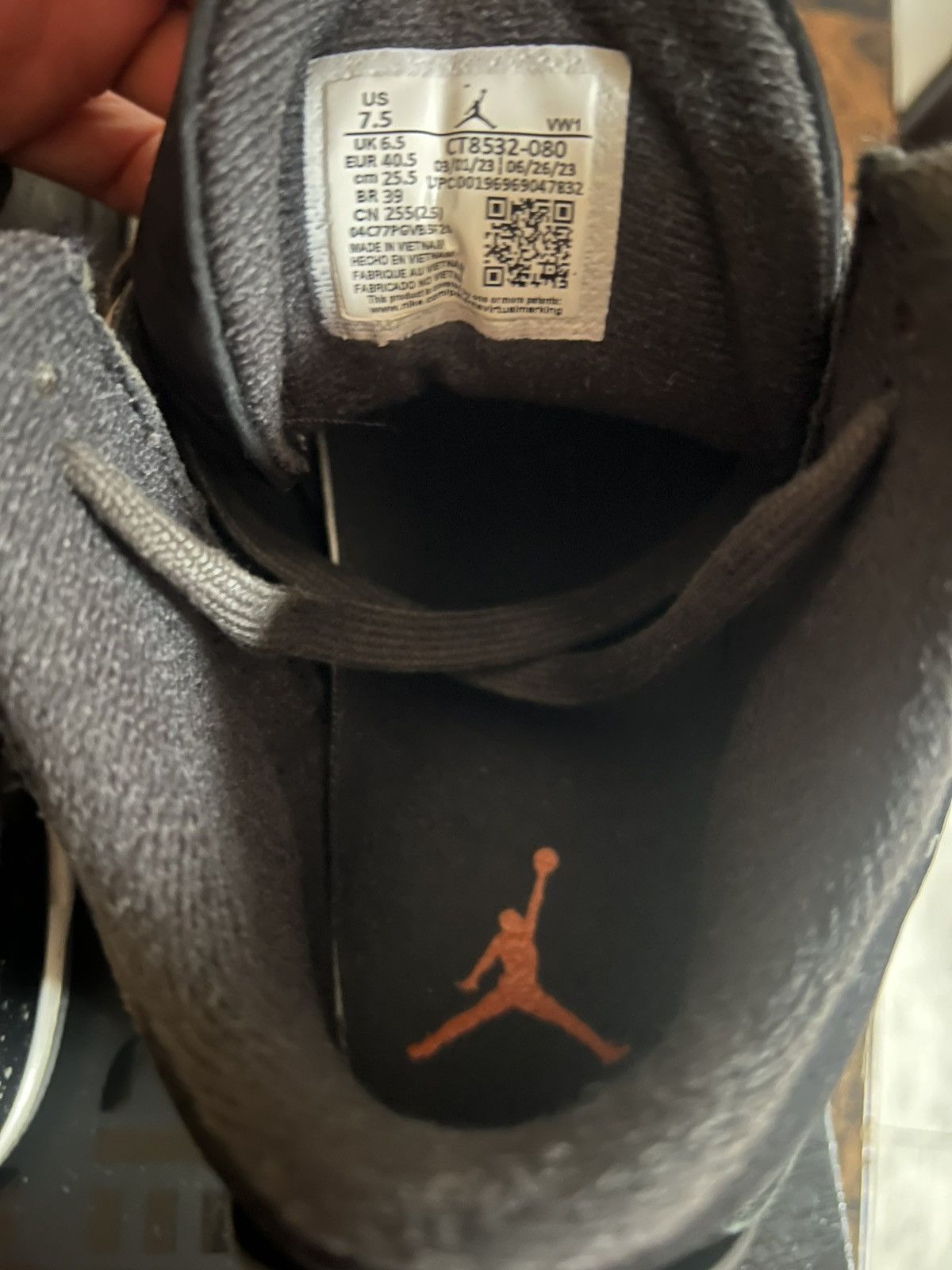 Jordan Brand Jordan 3 Retro Fear Pack (2023) Size US 7.5 / EU 40-41 - 5 Thumbnail