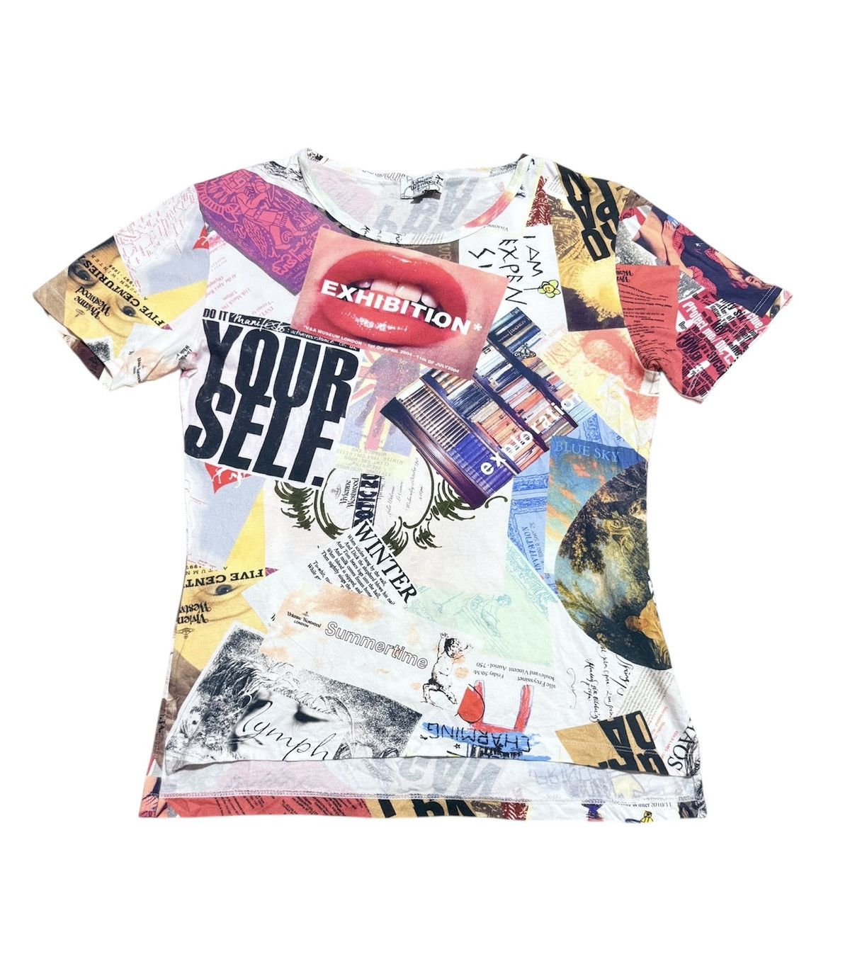 Vivienne Westwood Vivienne weswood multimedia photo collage tee Size US S / EU 44-46 / 1 - 1 Thumbnail