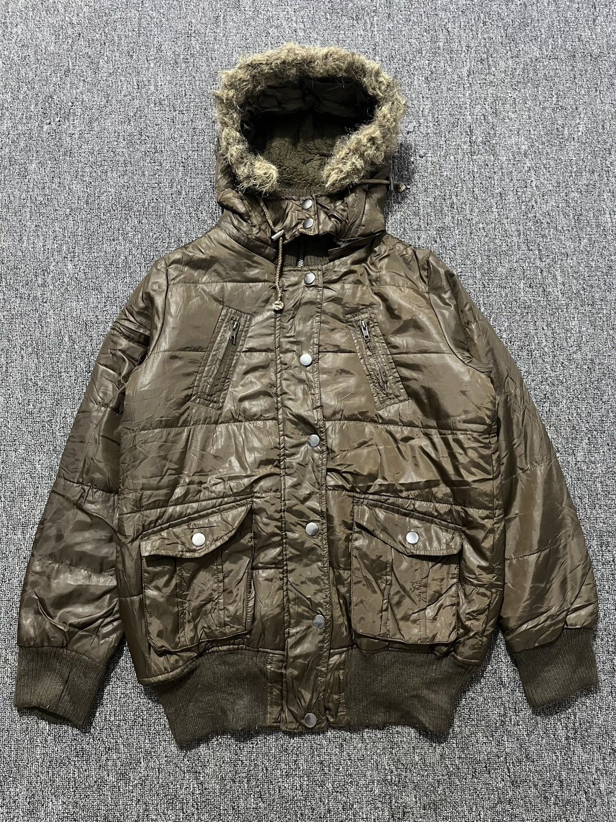 Japanese Brand 2000s Japanese reasurring Fur Jacket if6was9 kmrii lgb Size US M / EU 48-50 / 2 - 1 Thumbnail