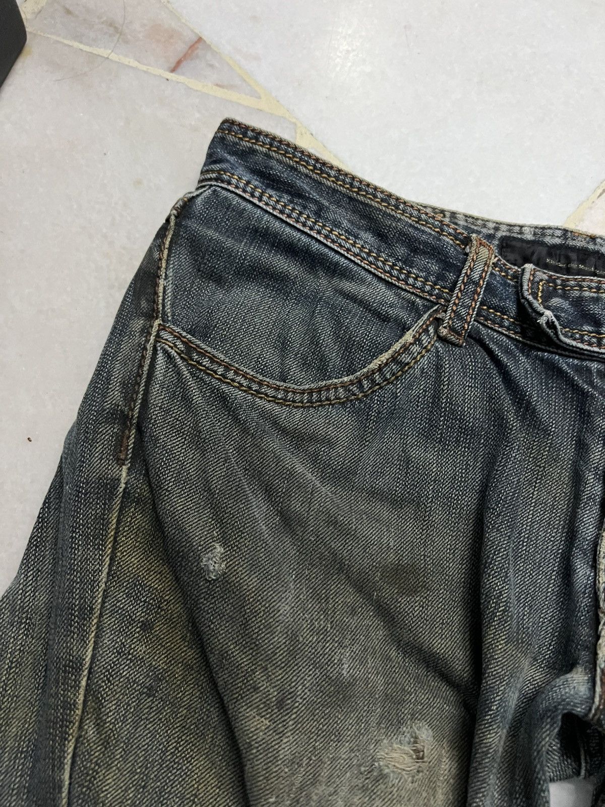 Japanese Brand × Schlussel SCHLUSSEL MULTIPOCKET RIPPED JEAN Size US 30 / EU 46 - 9 Thumbnail