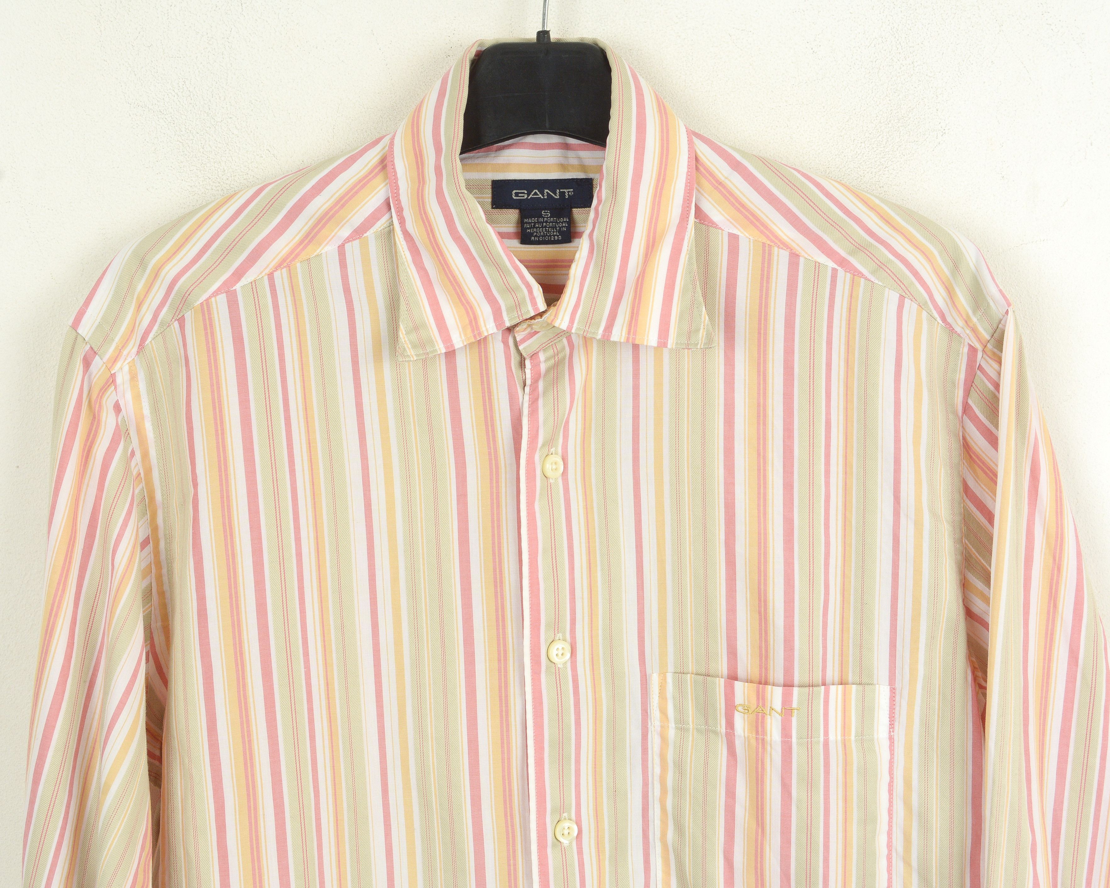 Gant GANT Slim Fit Casual Shirt Formal Long Sleeve Pinstripe Size US S / EU 44-46 / 1 - 2 Thumbnail