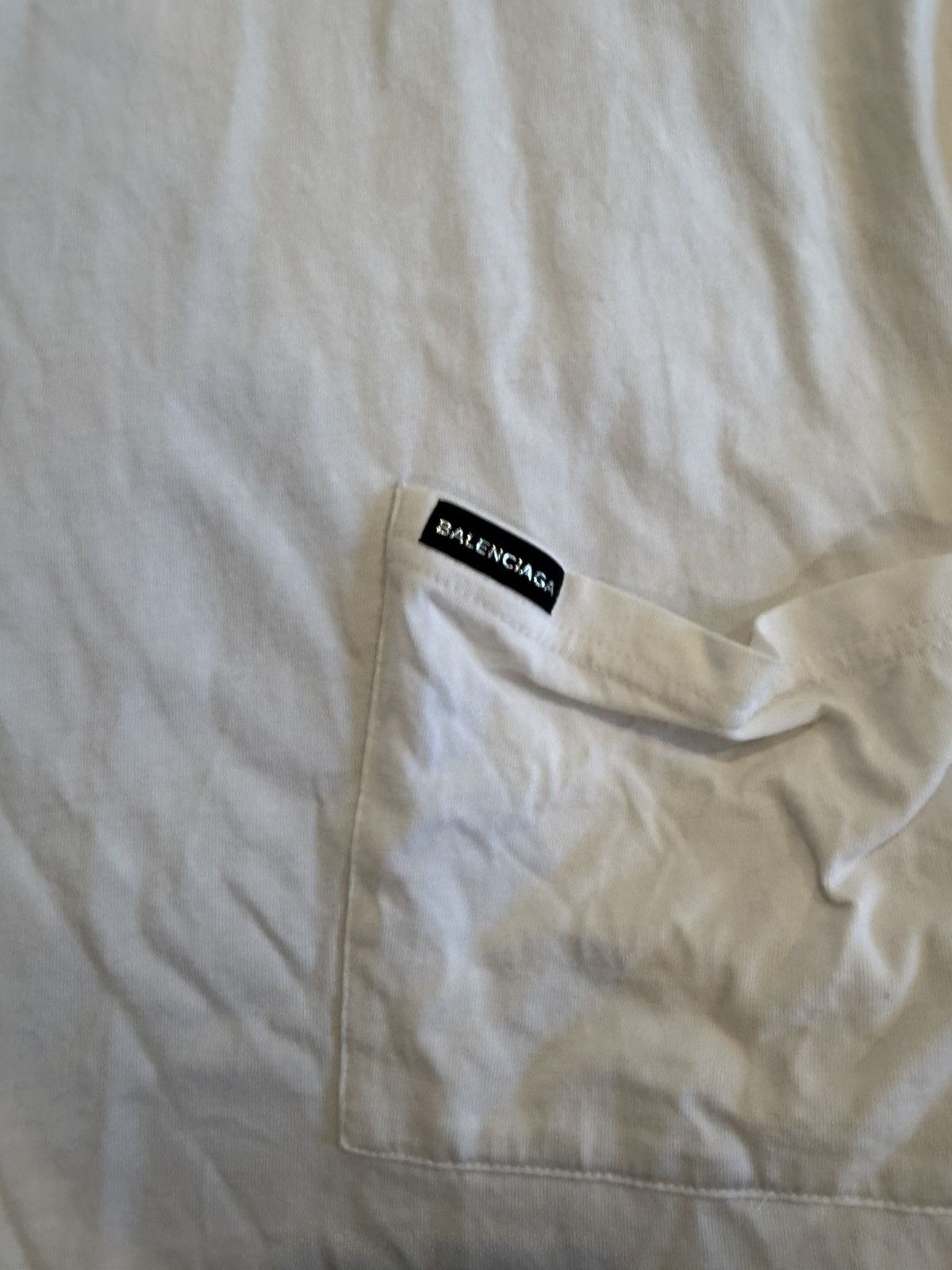 Balenciaga Balenciaga europe pocket tee white Size US XS / EU 42 / 0 - 3 Thumbnail