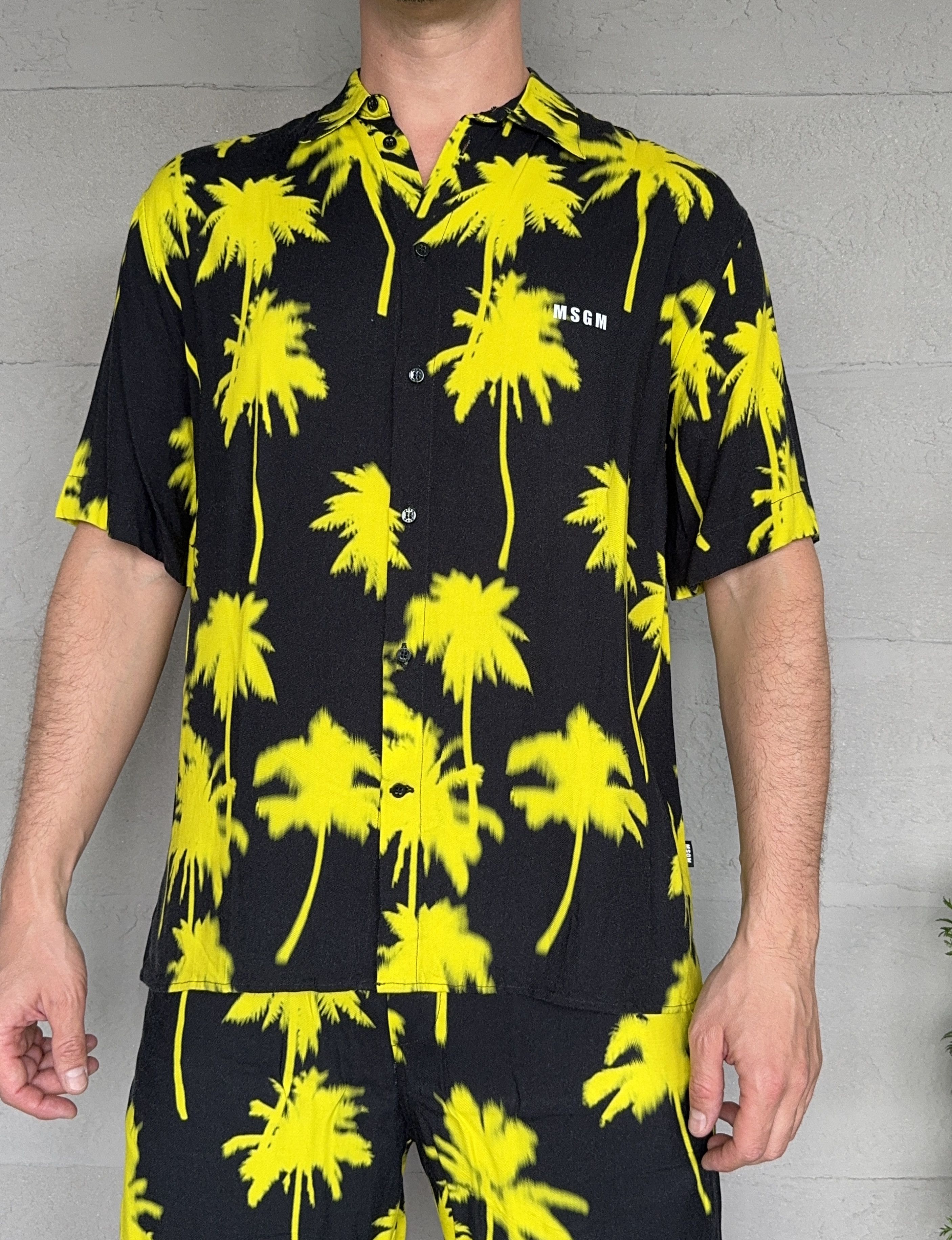 MSGM MSGM Palm Trees Print Summer Shorts Size US 30 / EU 46 - 6 Thumbnail