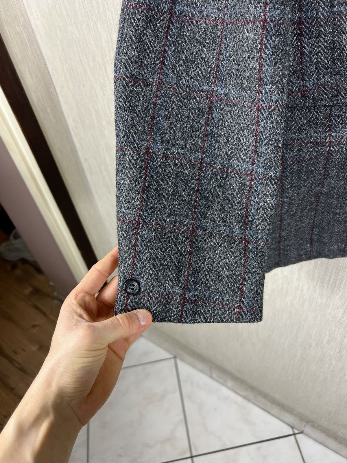 Harris Tweed Vintage 90s Harris Tweed wool light checked blazer jacket Size US L / EU 52-54 / 3 - 12 Thumbnail