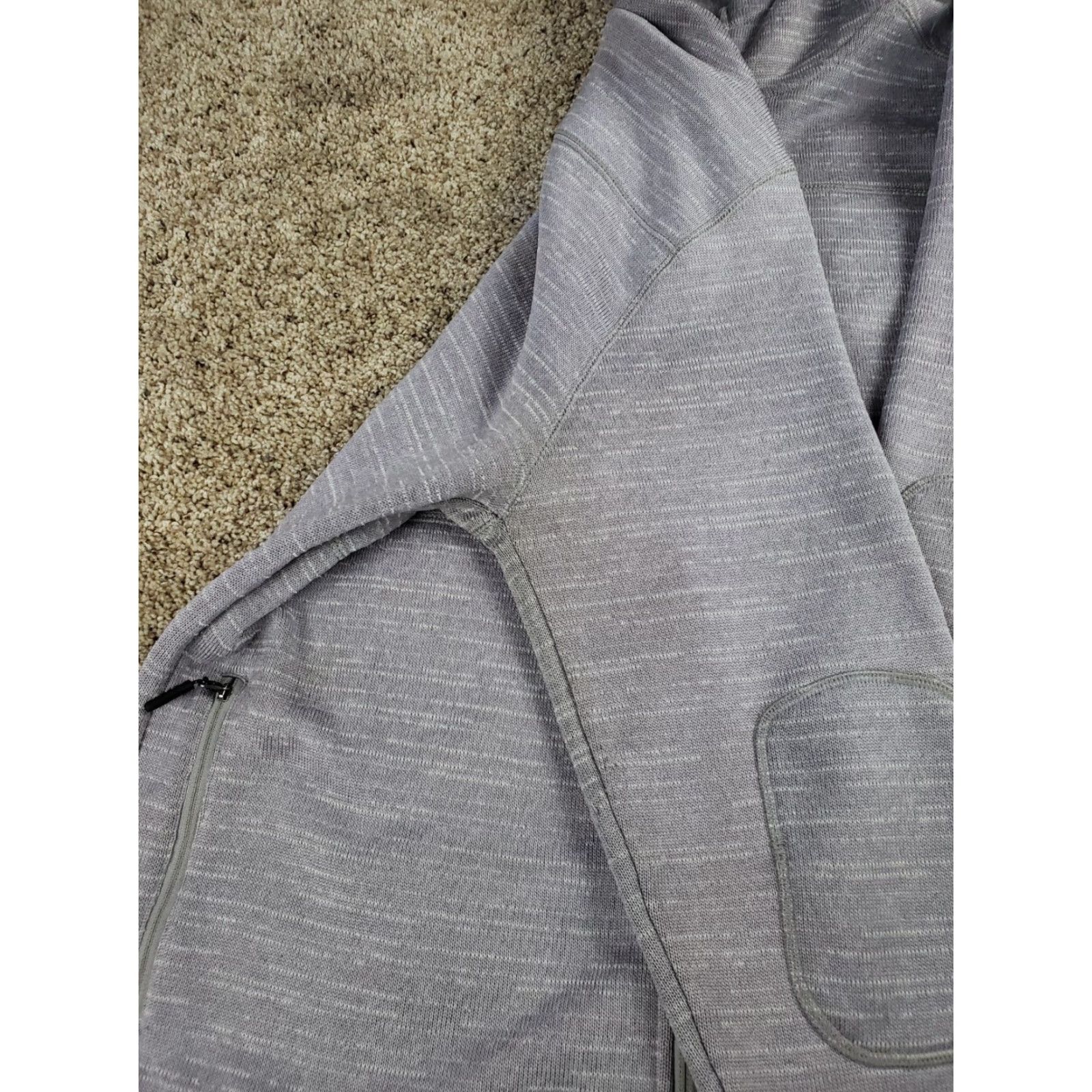 Roark Roark Roadrunner Hoodie XL Mens Gray Full Zip Fleece Outdoor Outdoor All Seasons Zip Mock Neck Pocket Logo Distressed? Size US XL / EU 56 / 4 - 4 Thumbnail